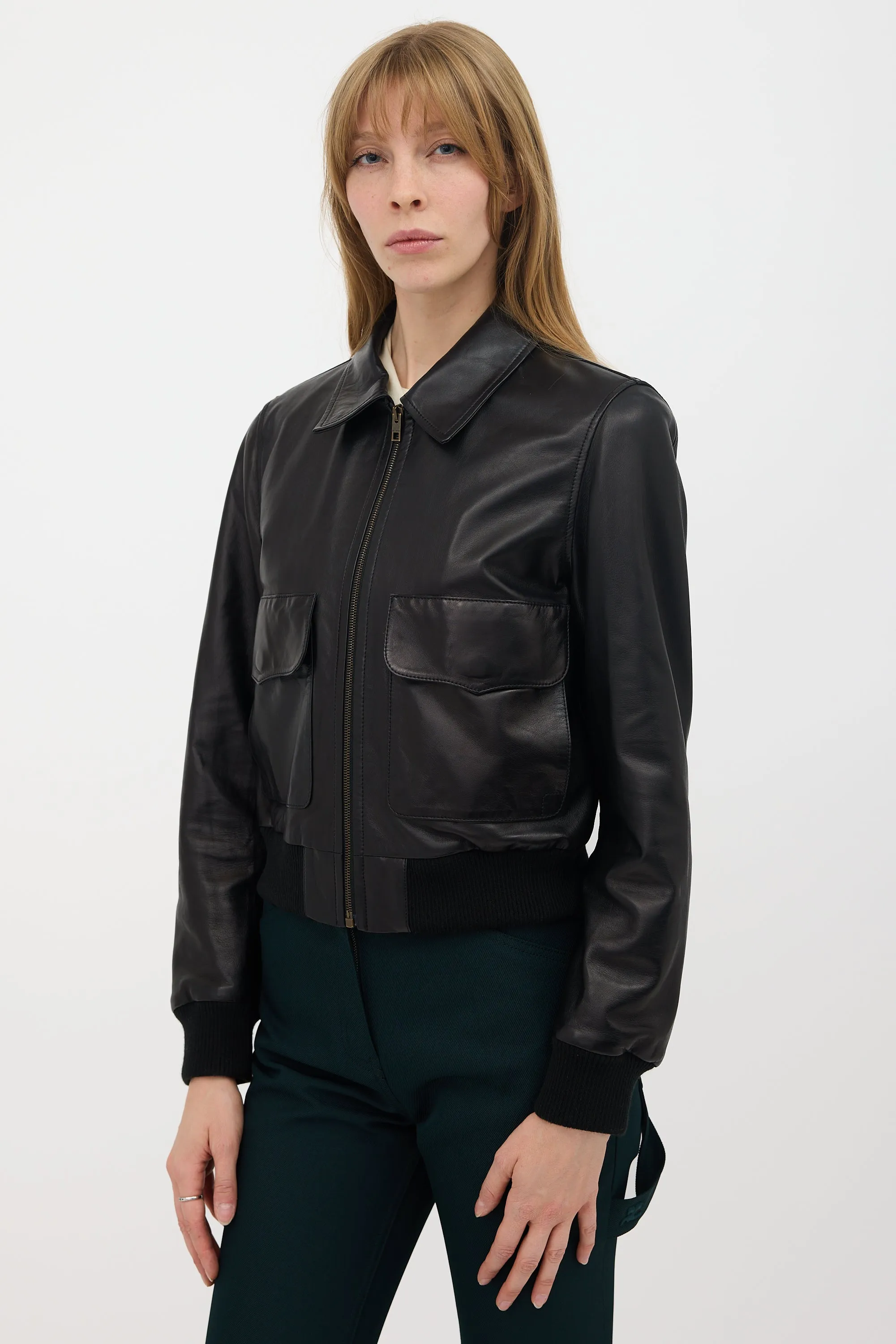 Leather Redley Jacket sold by VSP Consignment product image thumbnail 3