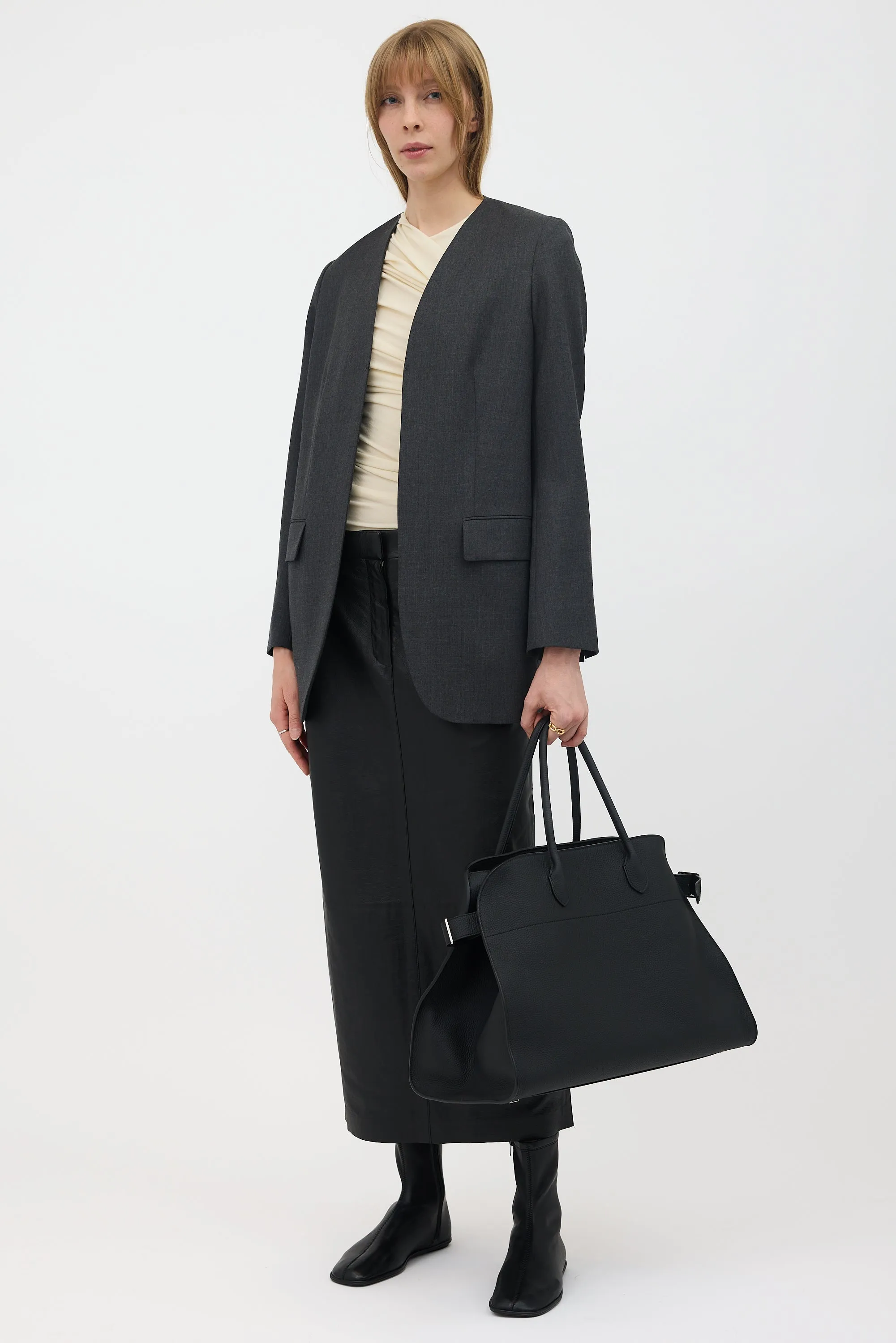 Leather Sebas Midi Skirt sold by VSP Consignment product image thumbnail 5