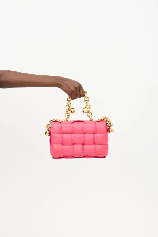 Padded Leather Chain Cassette Bag made by Bottega Veneta