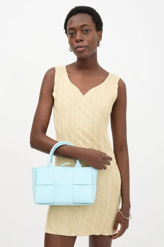 Leather Small Arco Tote Bag made by Bottega Veneta