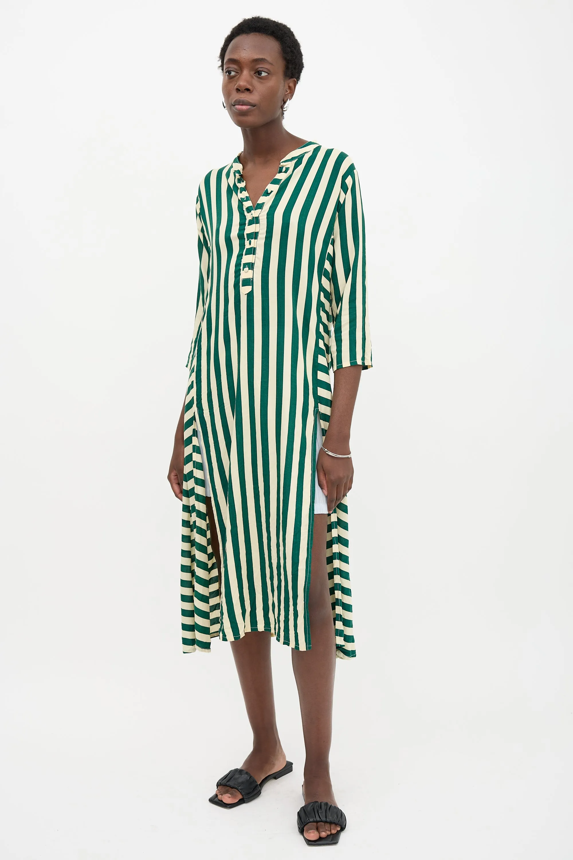 Stripe Isobel Tunic Dress sold by VSP Consignment product image thumbnail 3
