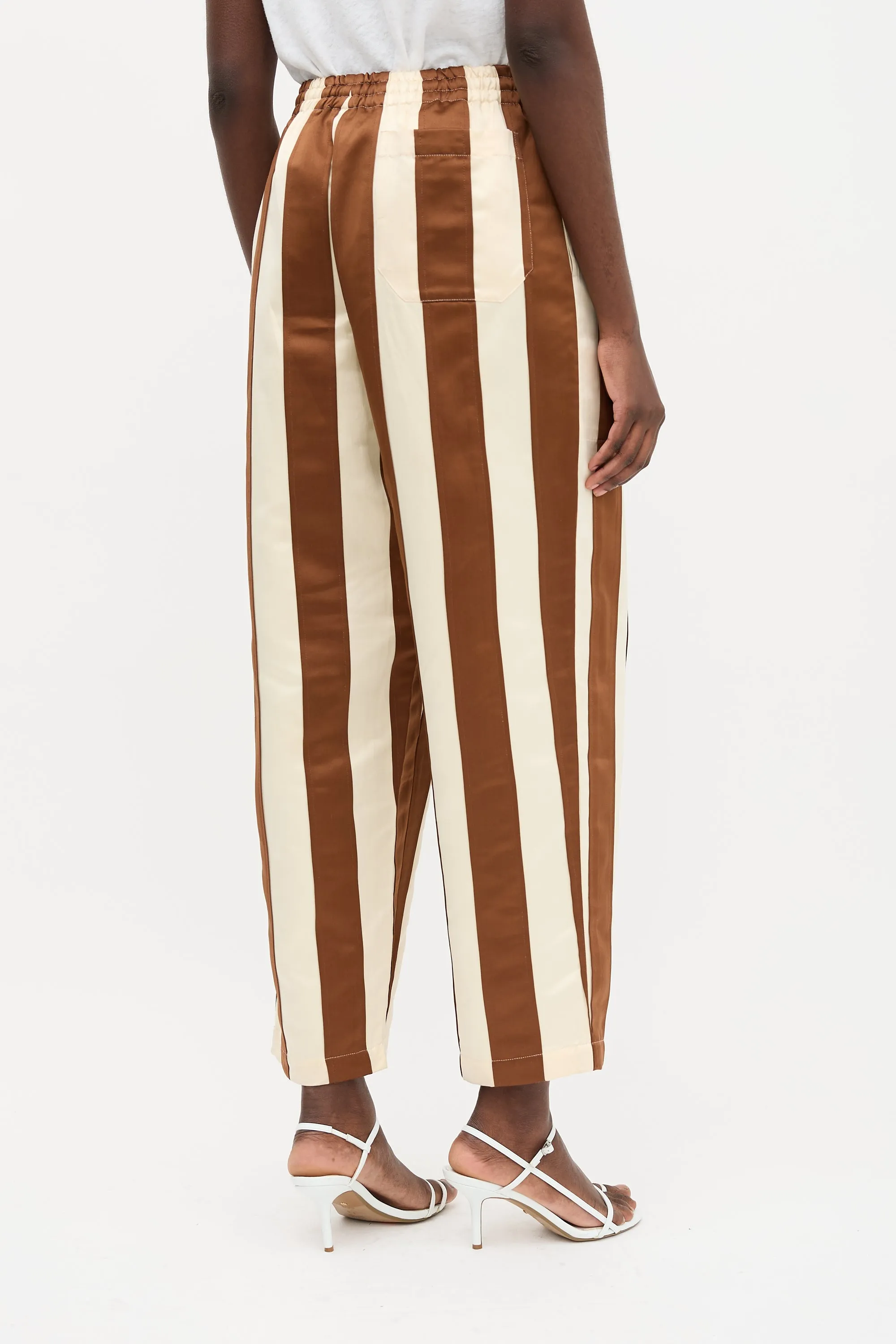 Satin Stripe Trouser sold by VSP Consignment product image thumbnail 4