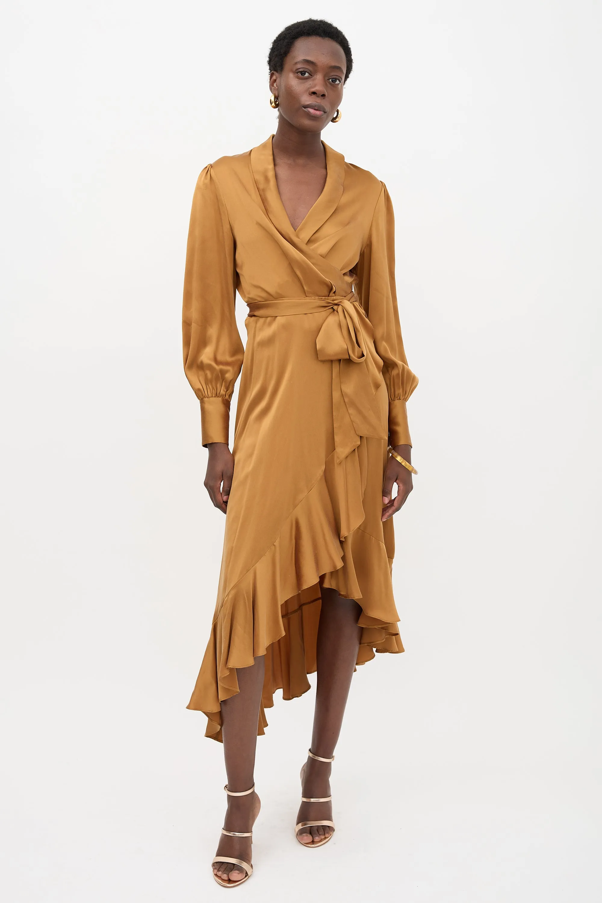Silk Wrap Dress sold by VSP Consignment product image thumbnail 5