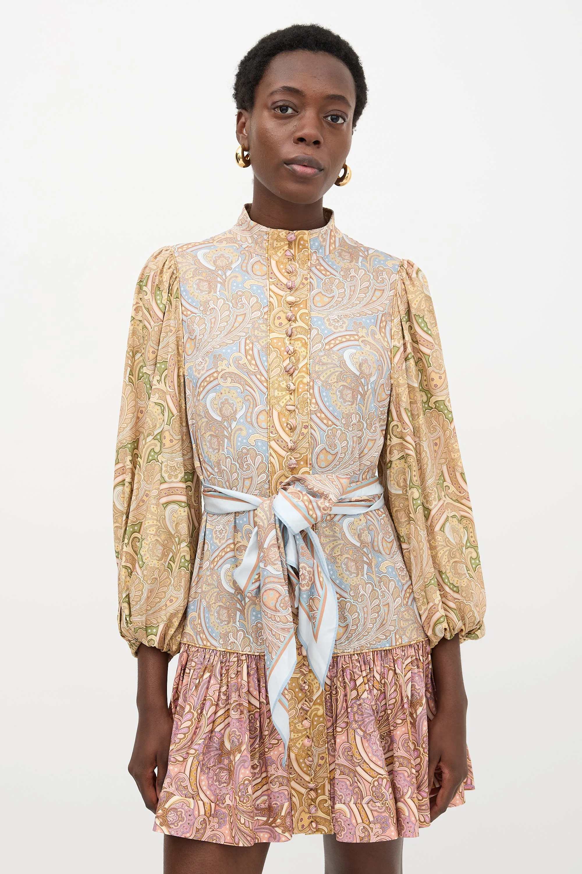 Paisley Tempo Spliced Dress sold by VSP Consignment