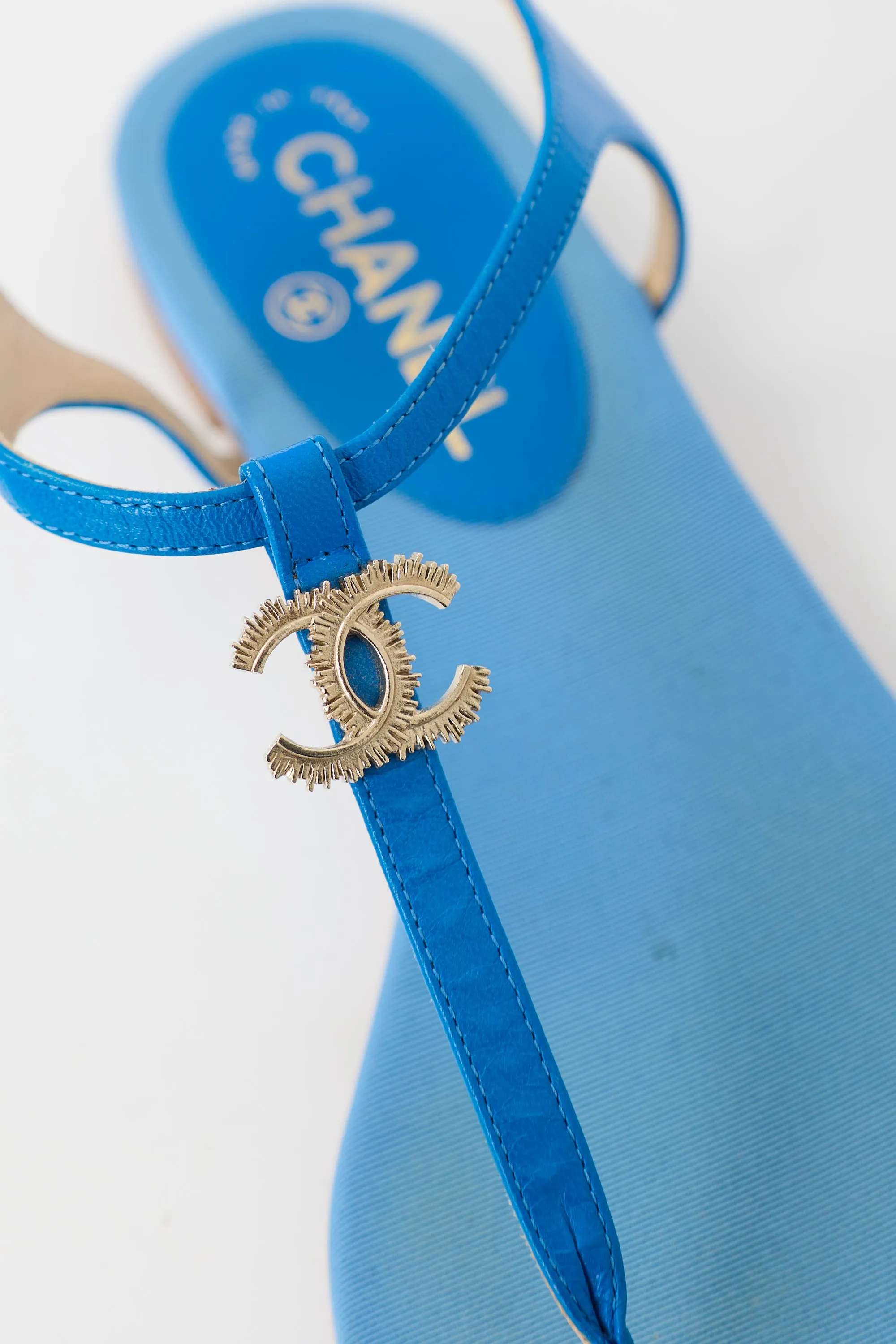 Satin CC Sandal sold by VSP Consignment product image thumbnail 2