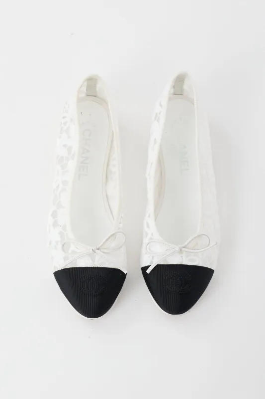 Lace CC Ballet Flat sold by VSP Consignment