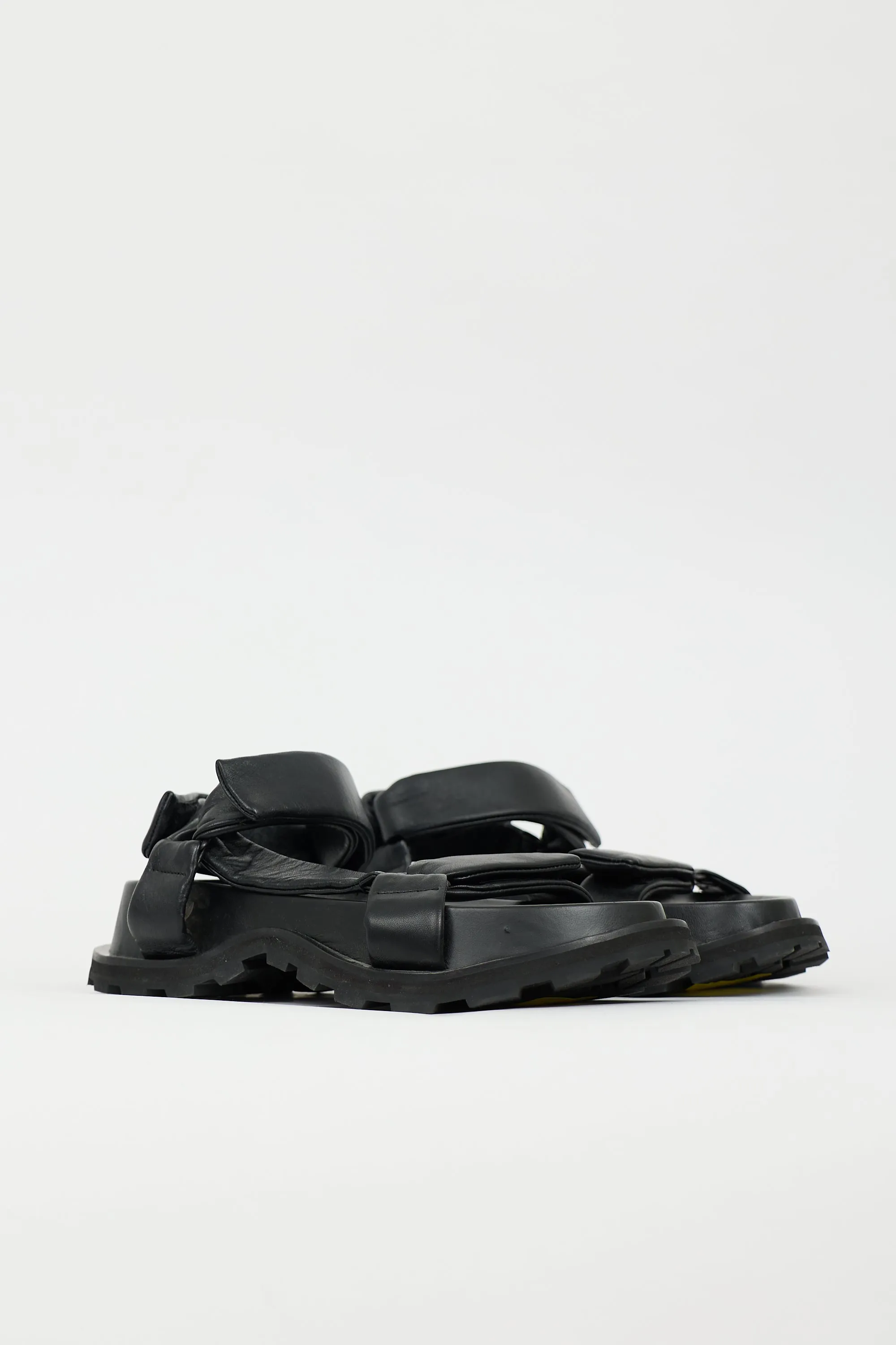 Leather Platform Sandal sold by VSP Consignment product image thumbnail 3