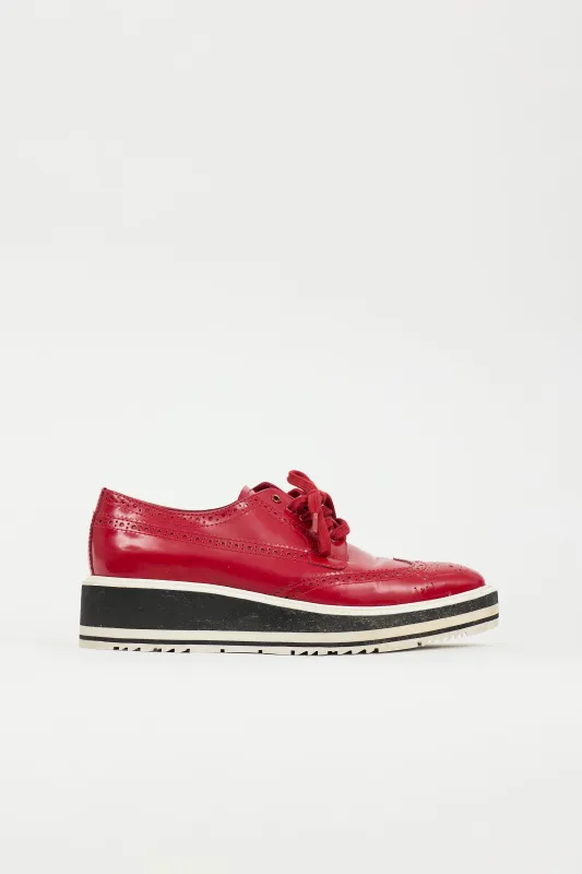 Leather Brogue Derby sold by VSP Consignment