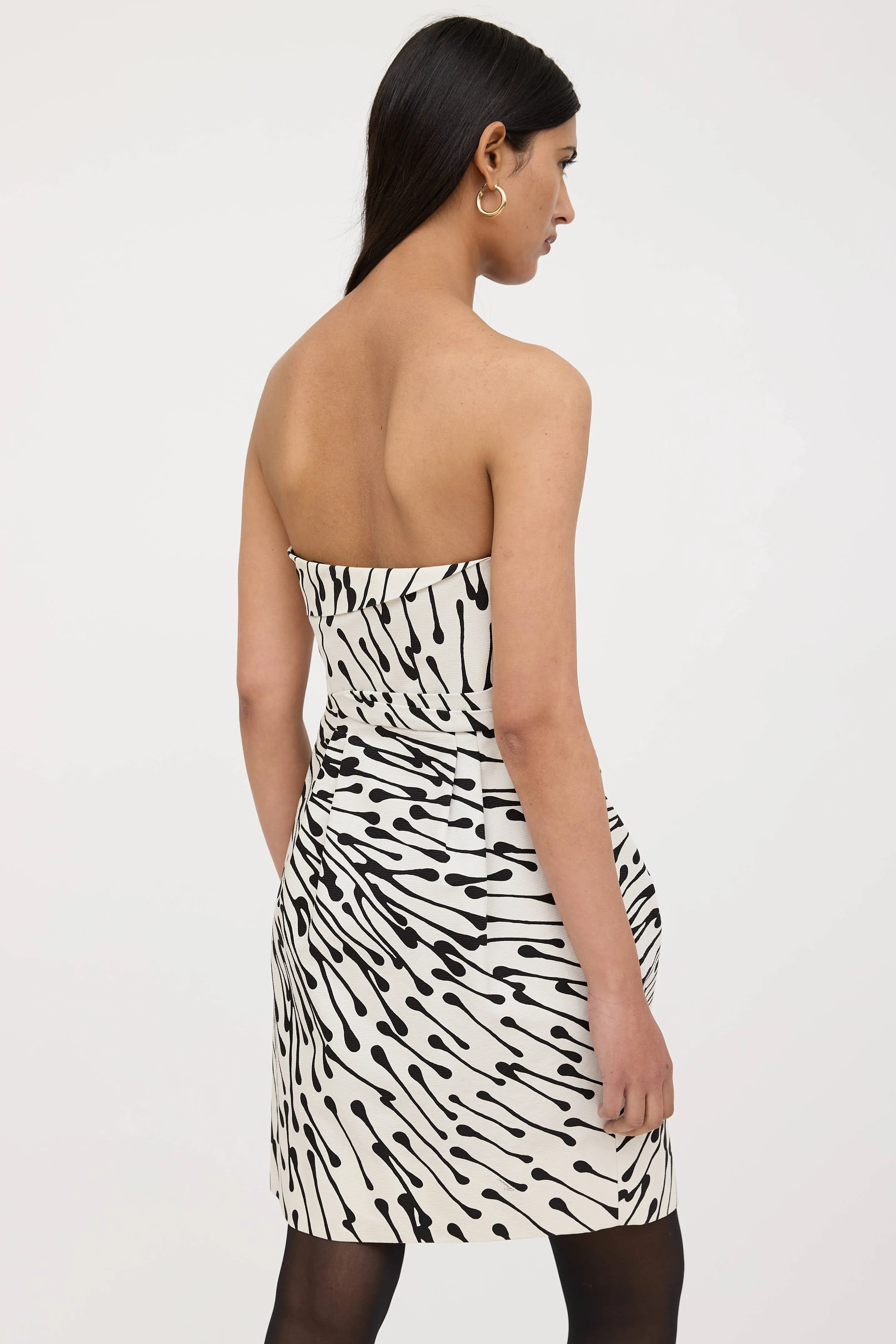 Patterned Pleated Dress sold by VSP Consignment product image thumbnail 4