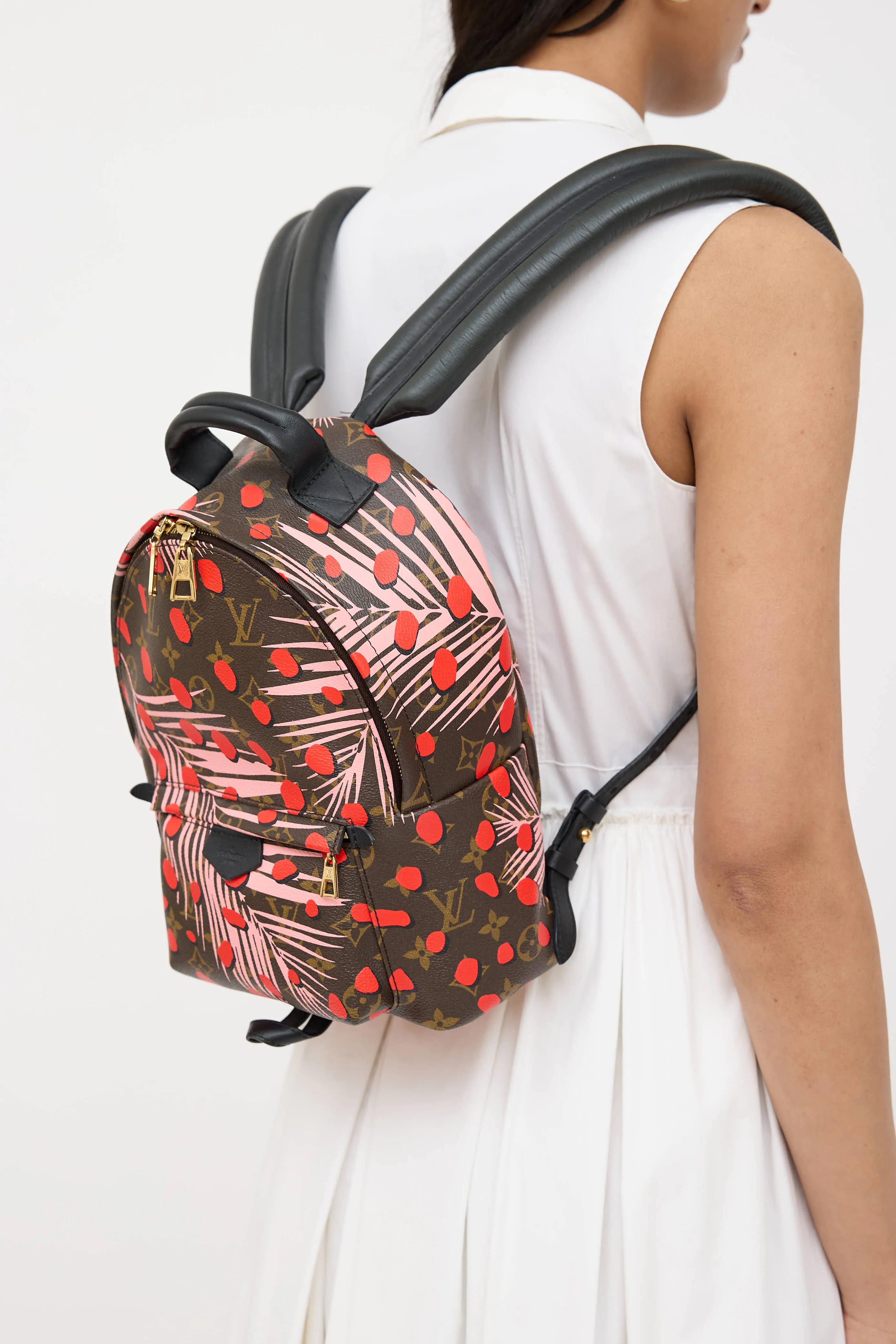 2016 Jungle Dots Monogram Palm Springs Mini Backpack sold by VSP Consignment product image thumbnail 4