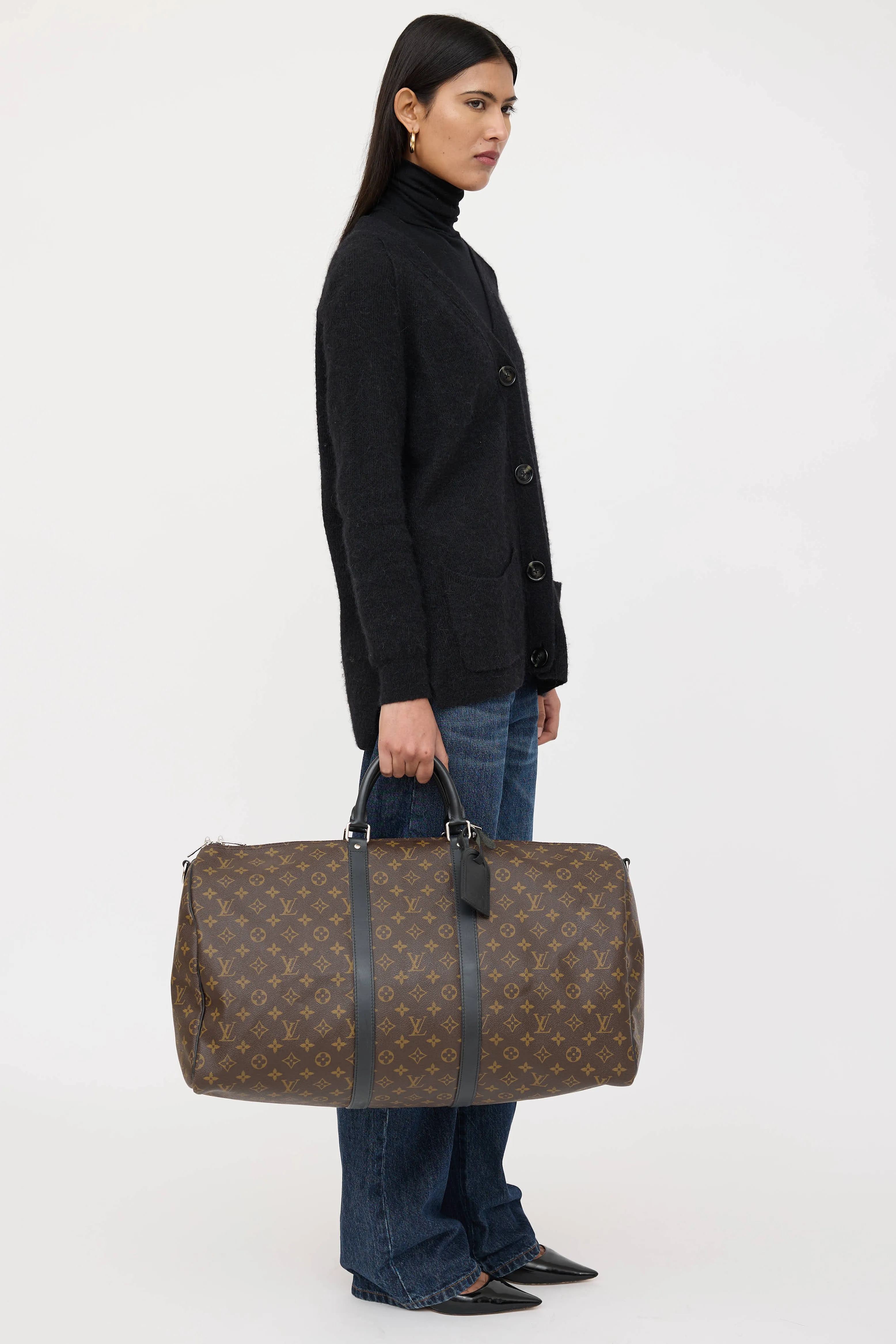 Monogram Keepall 55 Bandoulière Bag sold by VSP Consignment product image thumbnail 4