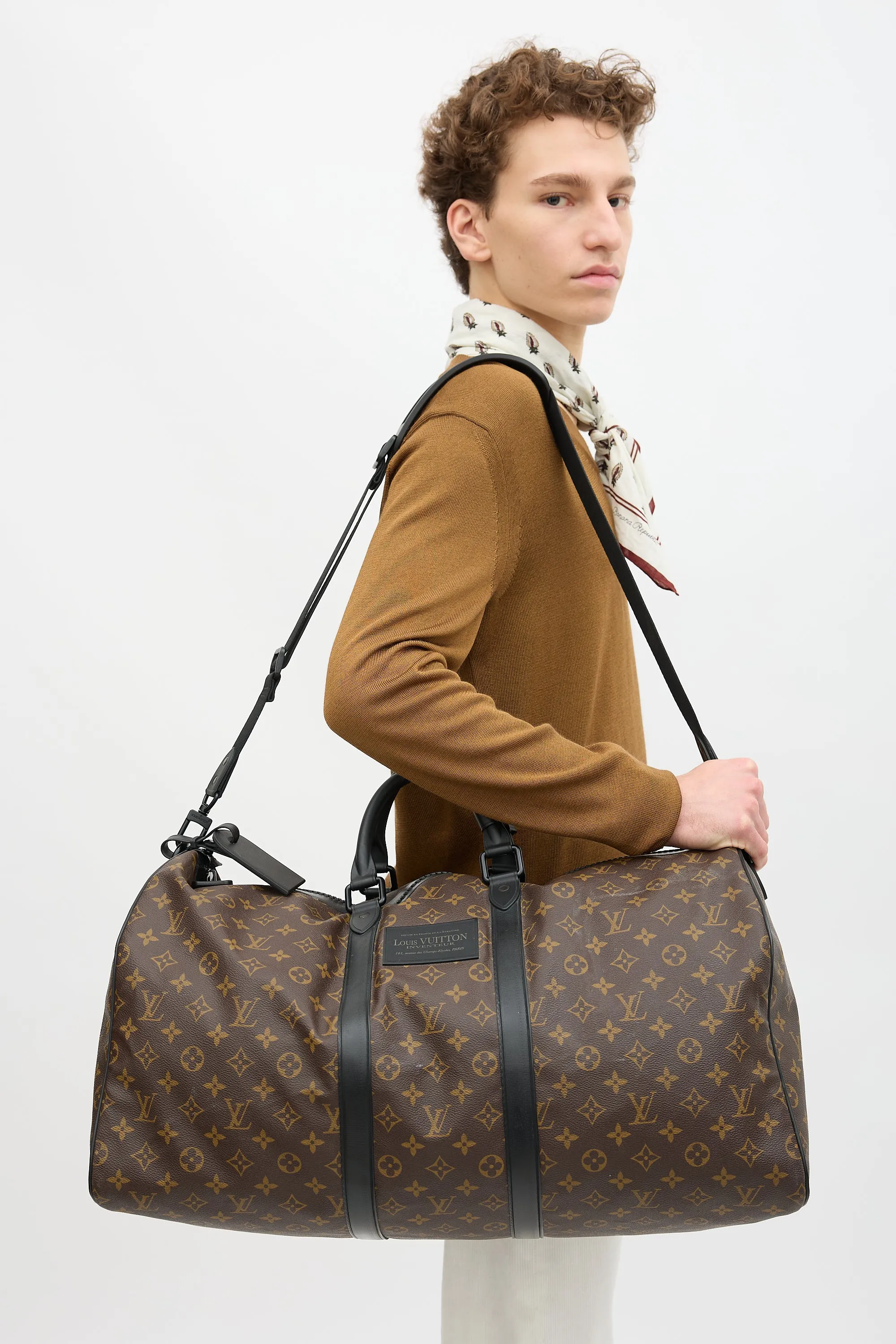 2007 Monogram Canvas Keepall Bandouliere 55 Bag sold by VSP Consignment product image thumbnail 3