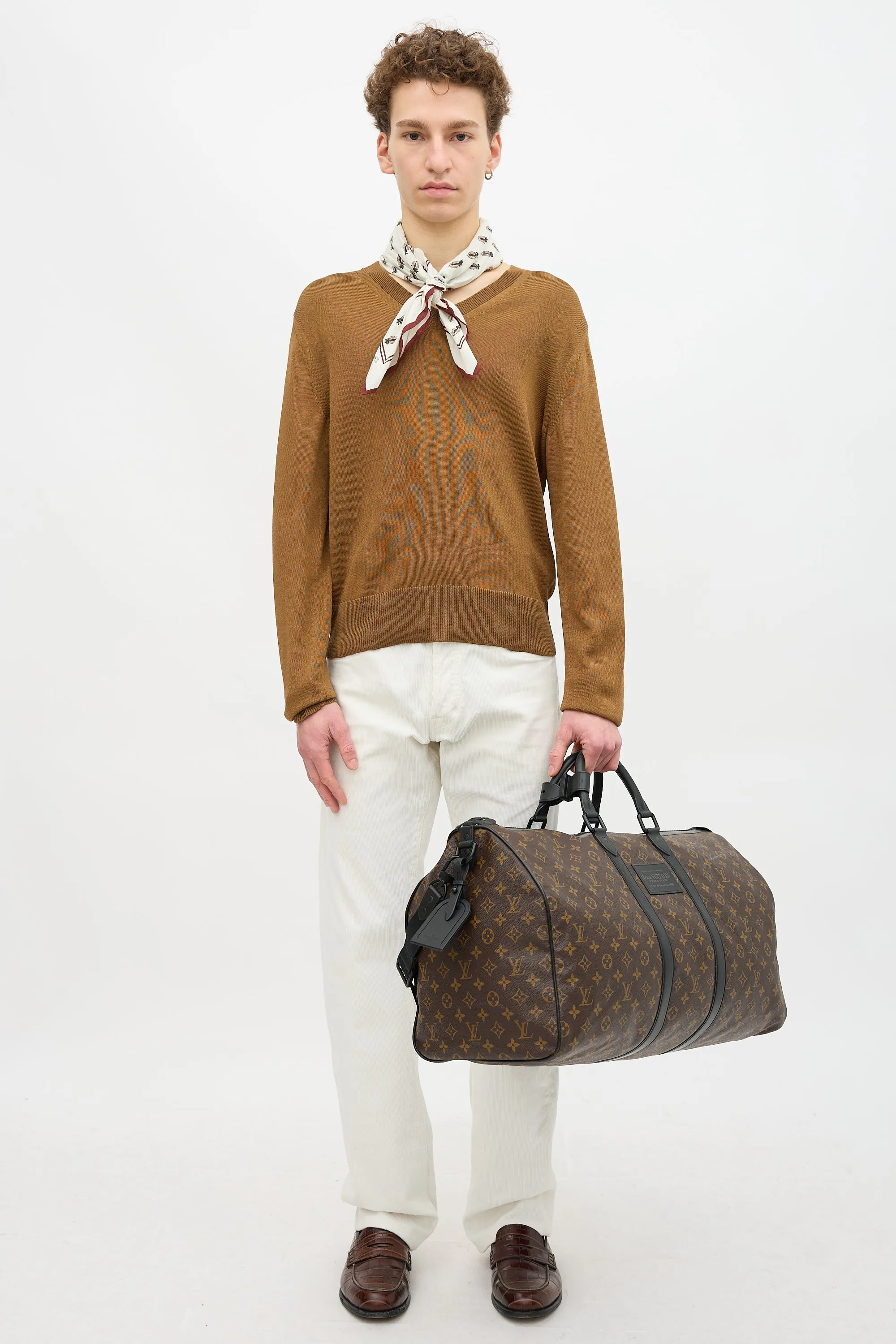 2007 Monogram Canvas Keepall Bandouliere 55 Bag sold by VSP Consignment product image thumbnail 5