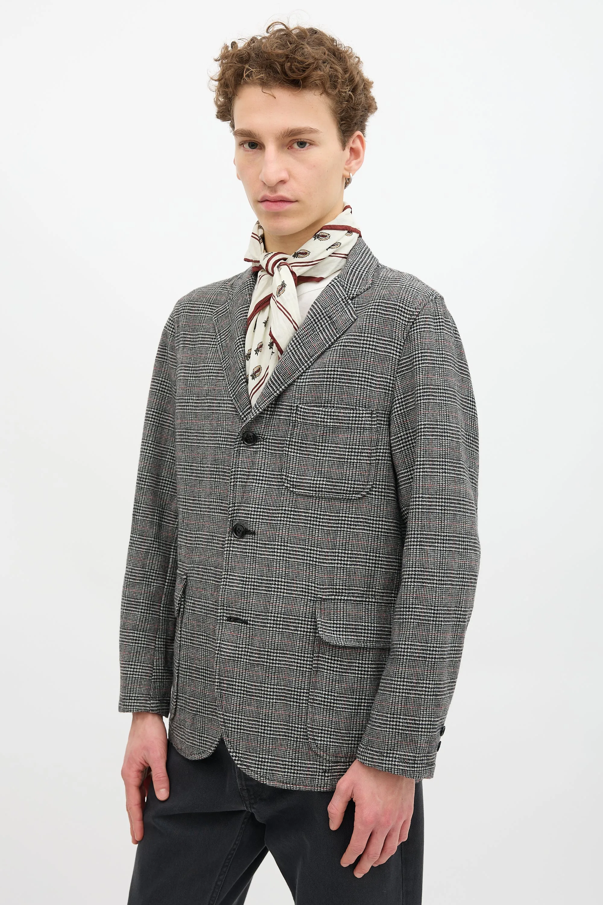Wool Glen Plaid Blazer sold by VSP Consignment product image thumbnail 3
