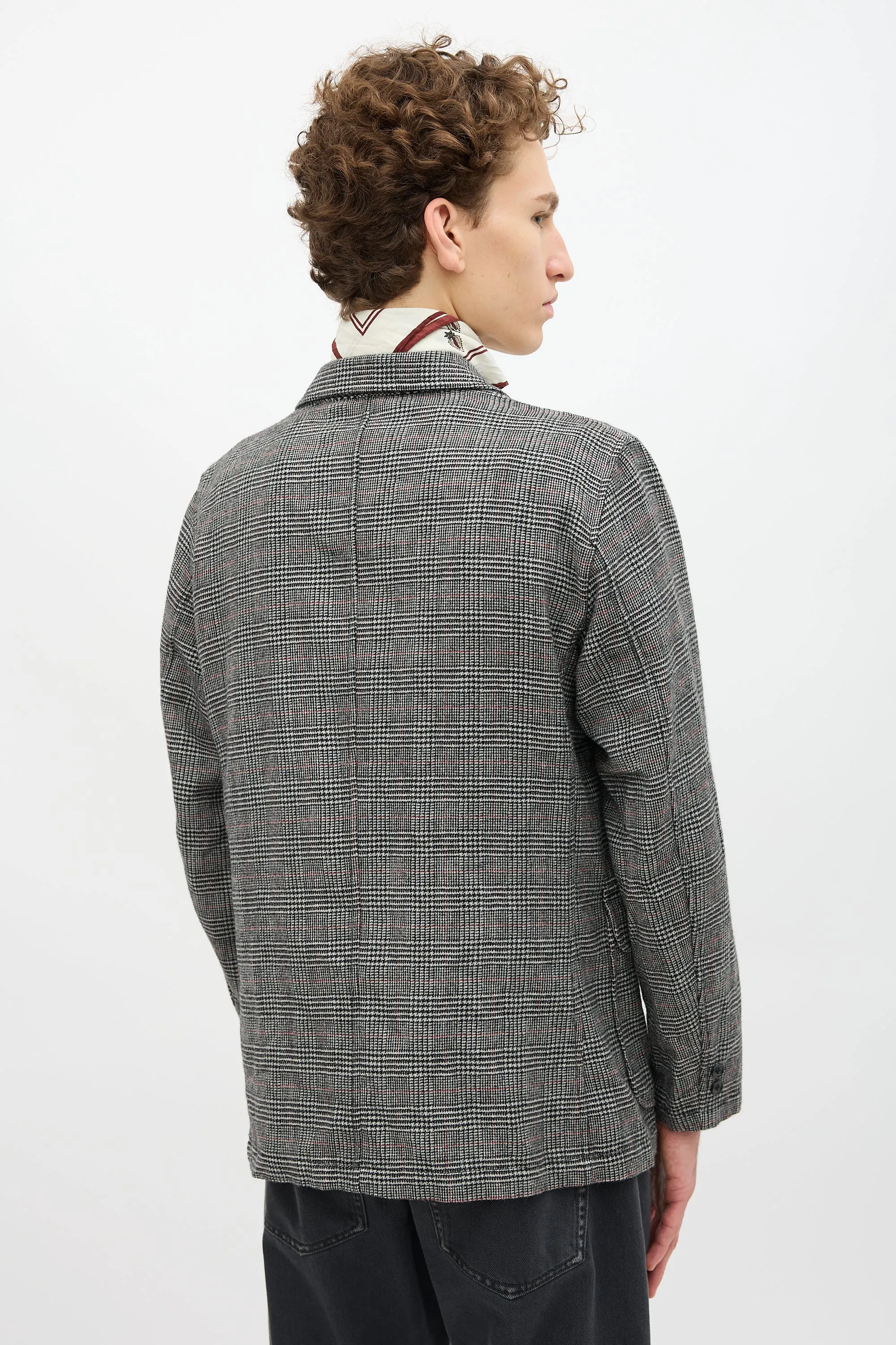 Wool Glen Plaid Blazer sold by VSP Consignment product image thumbnail 4