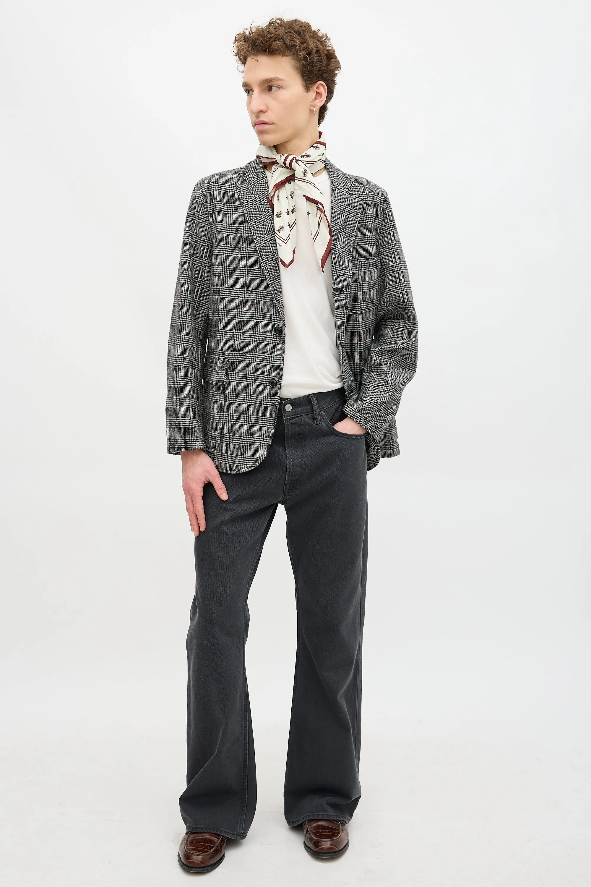 Wool Glen Plaid Blazer sold by VSP Consignment product image thumbnail 5