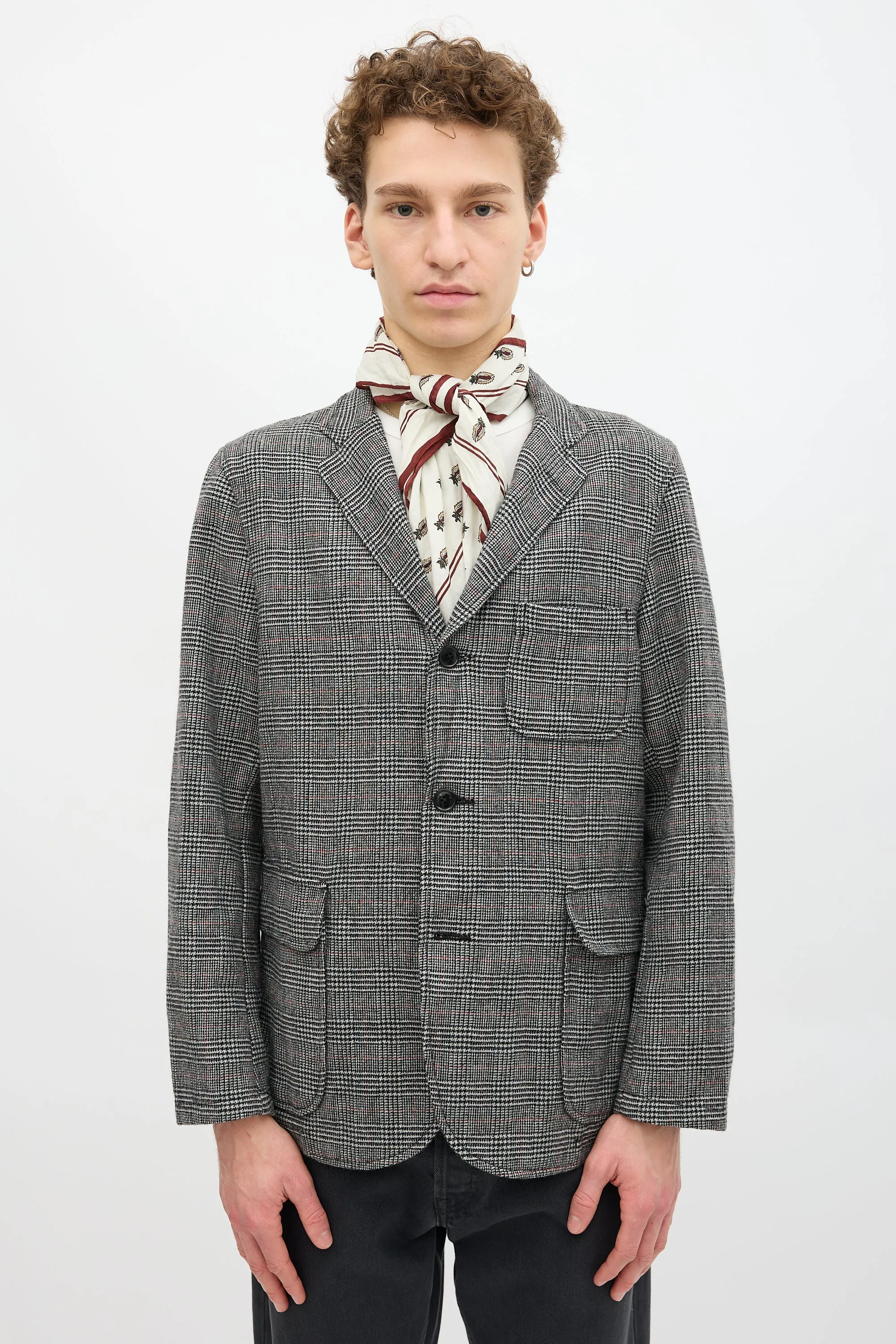 Wool Glen Plaid Blazer sold by VSP Consignment