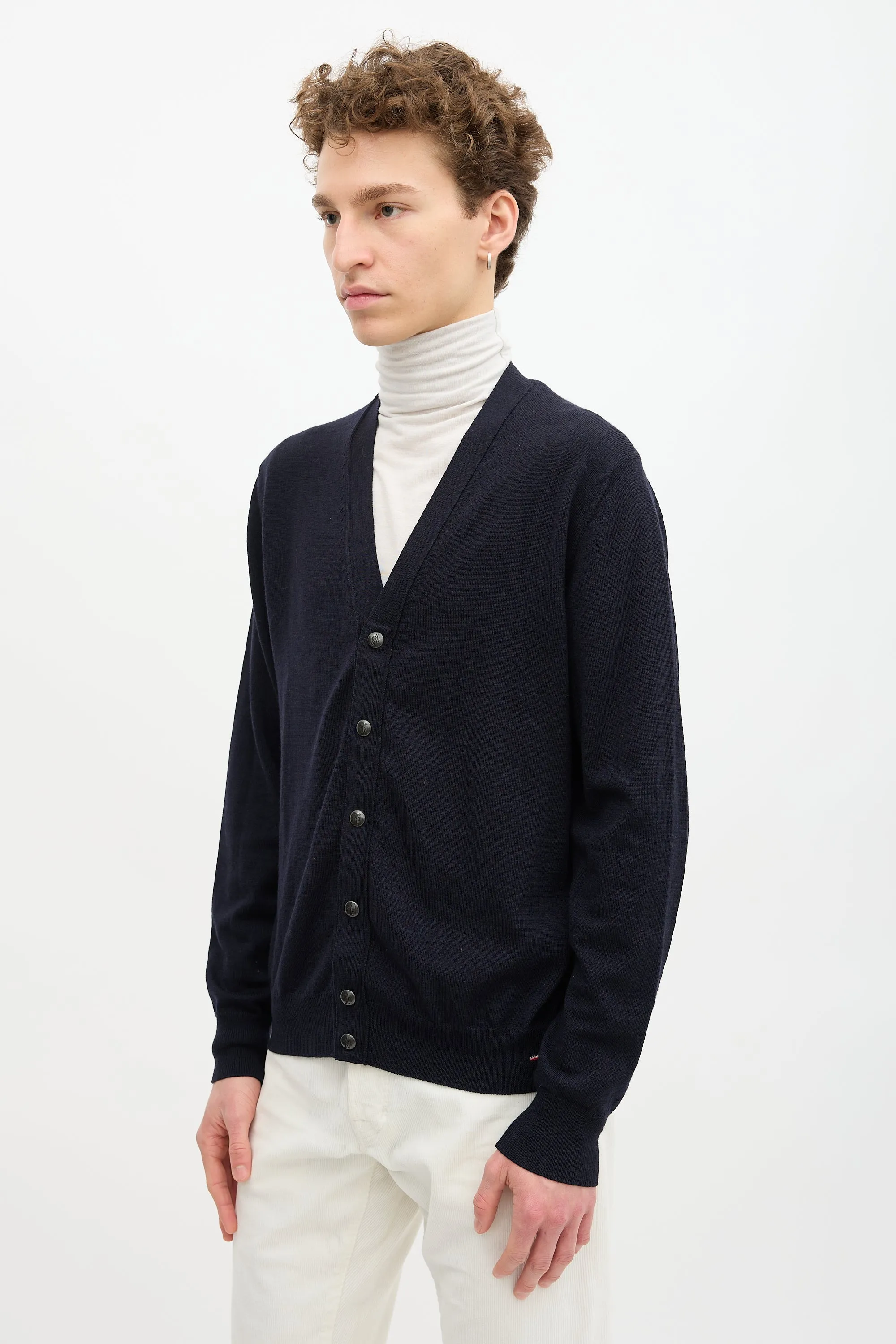 Wool Tricot Cardigan sold by VSP Consignment product image thumbnail 3