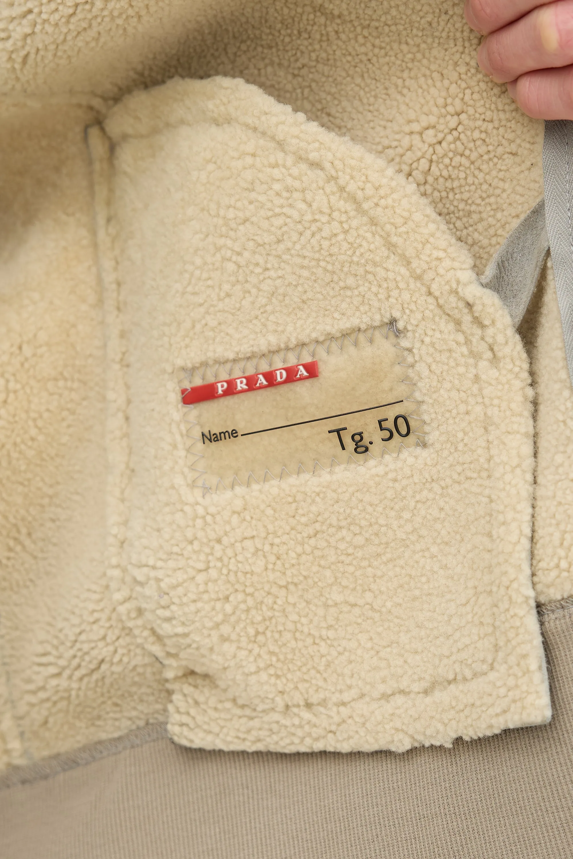 Nylon & Shearling Lined Bomber Jacket sold by VSP Consignment product image thumbnail 5