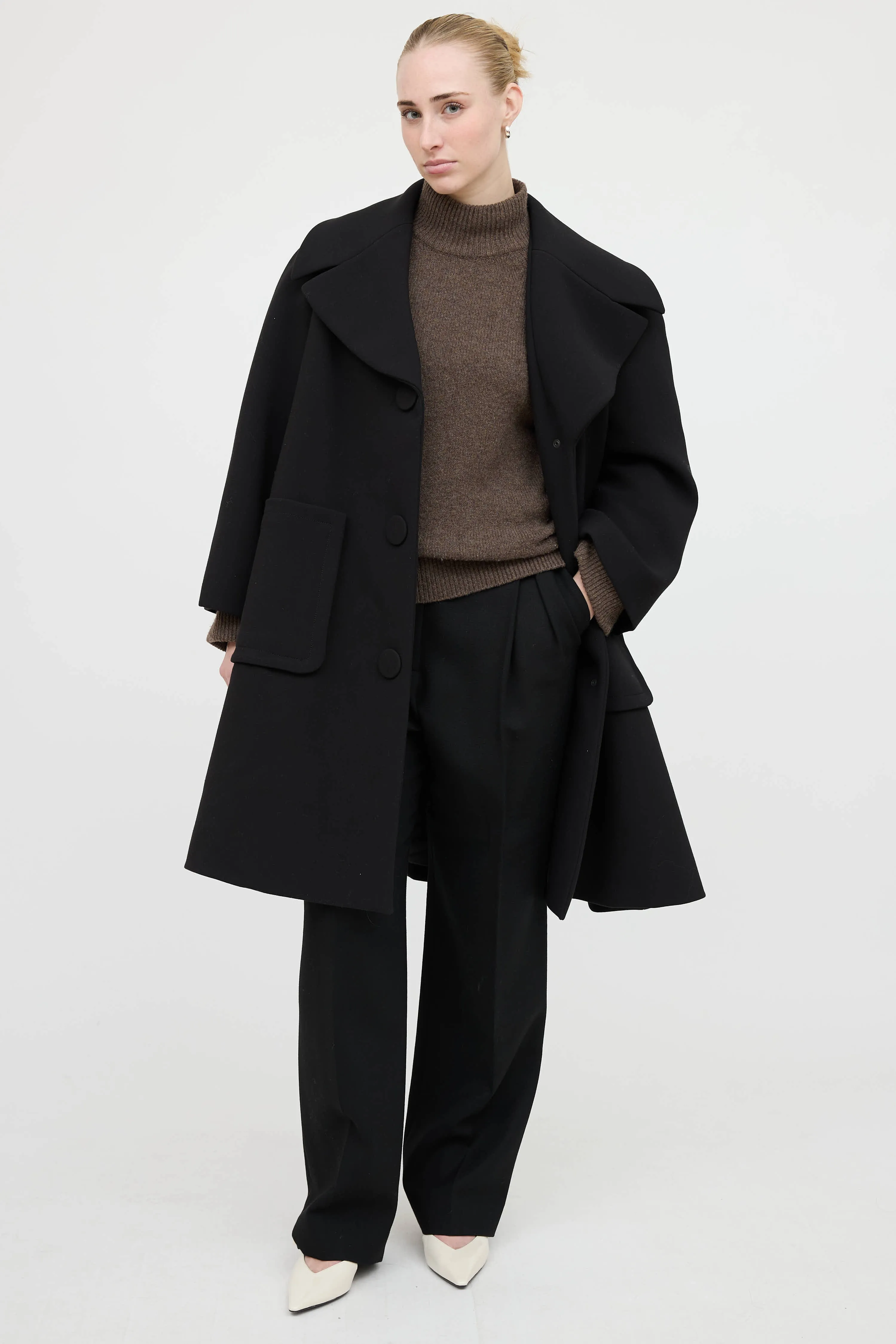 Boutique Wide Lapel Coat sold by VSP Consignment product image thumbnail 5