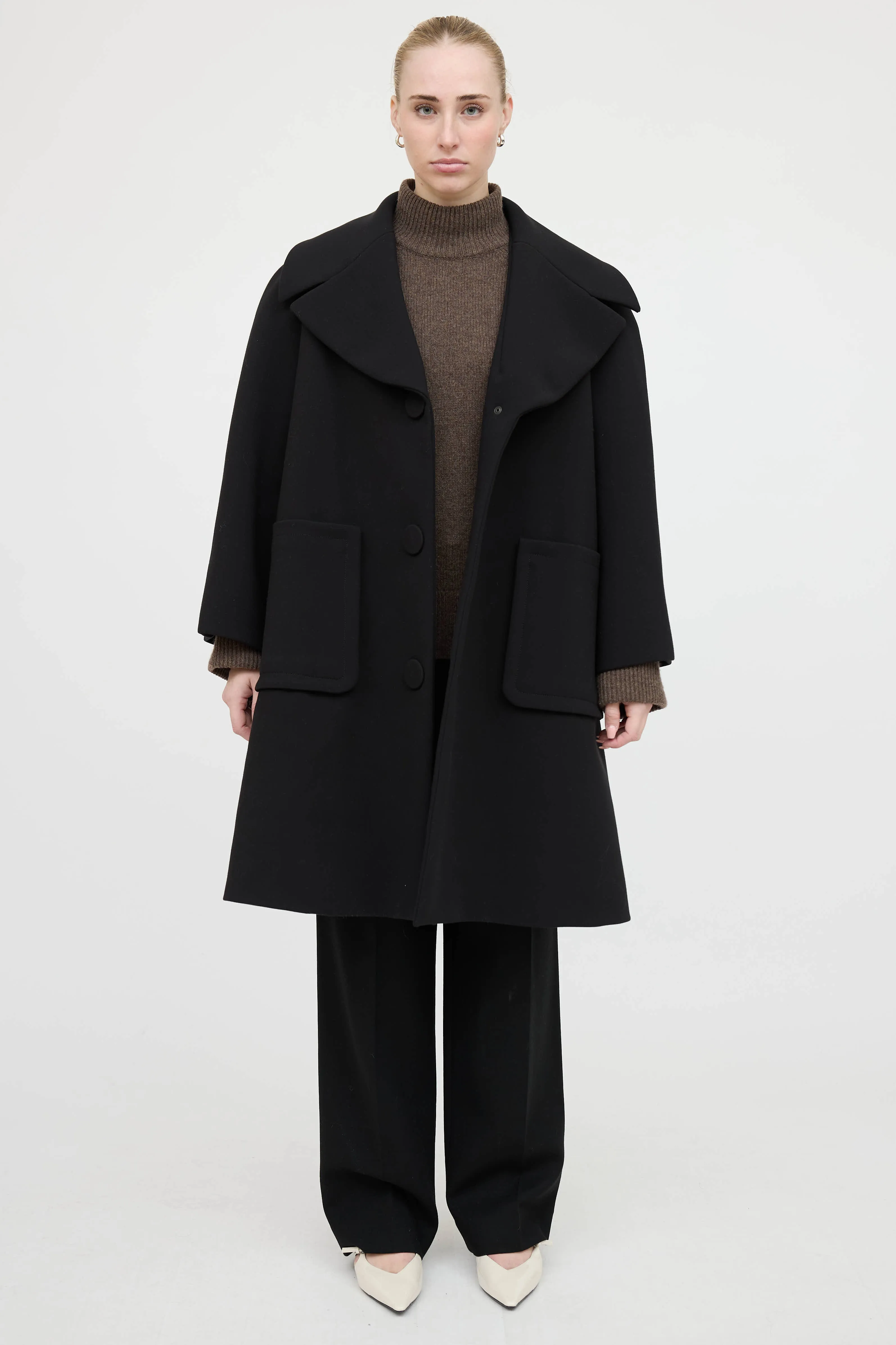 Boutique Wide Lapel Coat sold by VSP Consignment