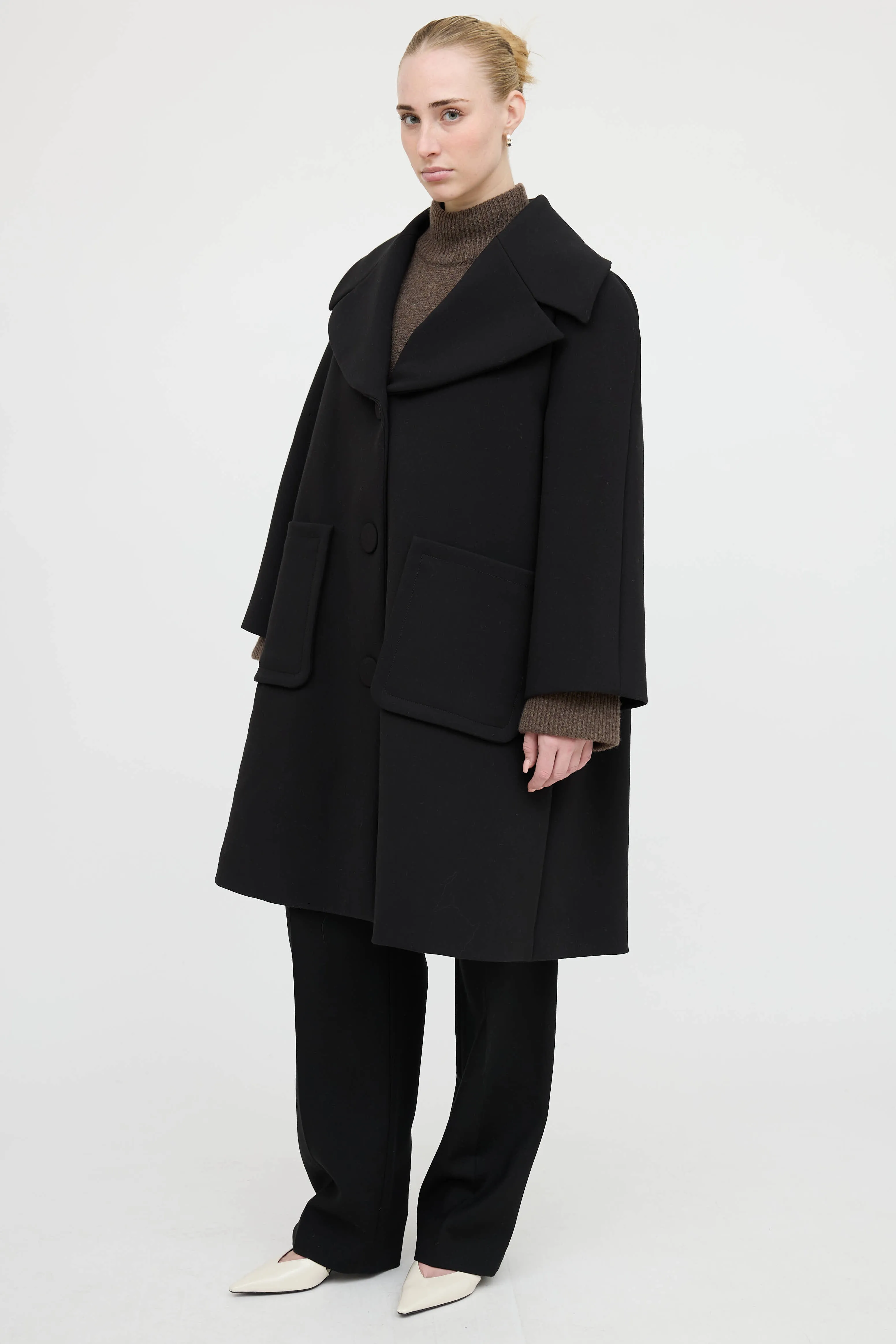 Boutique Wide Lapel Coat sold by VSP Consignment product image thumbnail 3