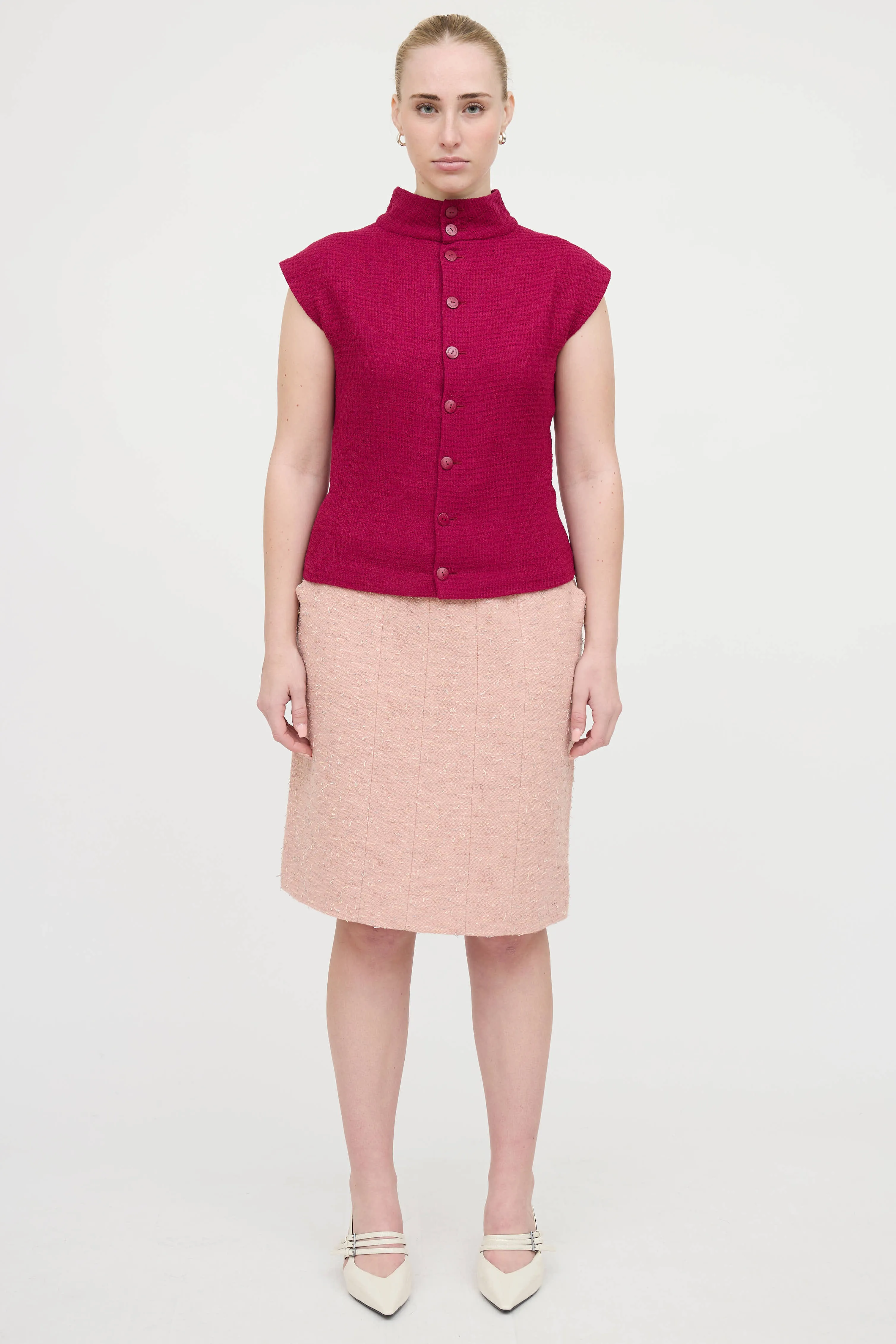 1999 Wool Blend Paneled Skirt sold by VSP Consignment product image thumbnail 2