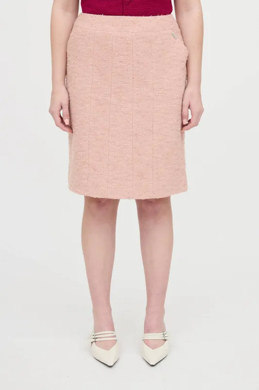 1999 Wool Blend Paneled Skirt sold by VSP Consignment