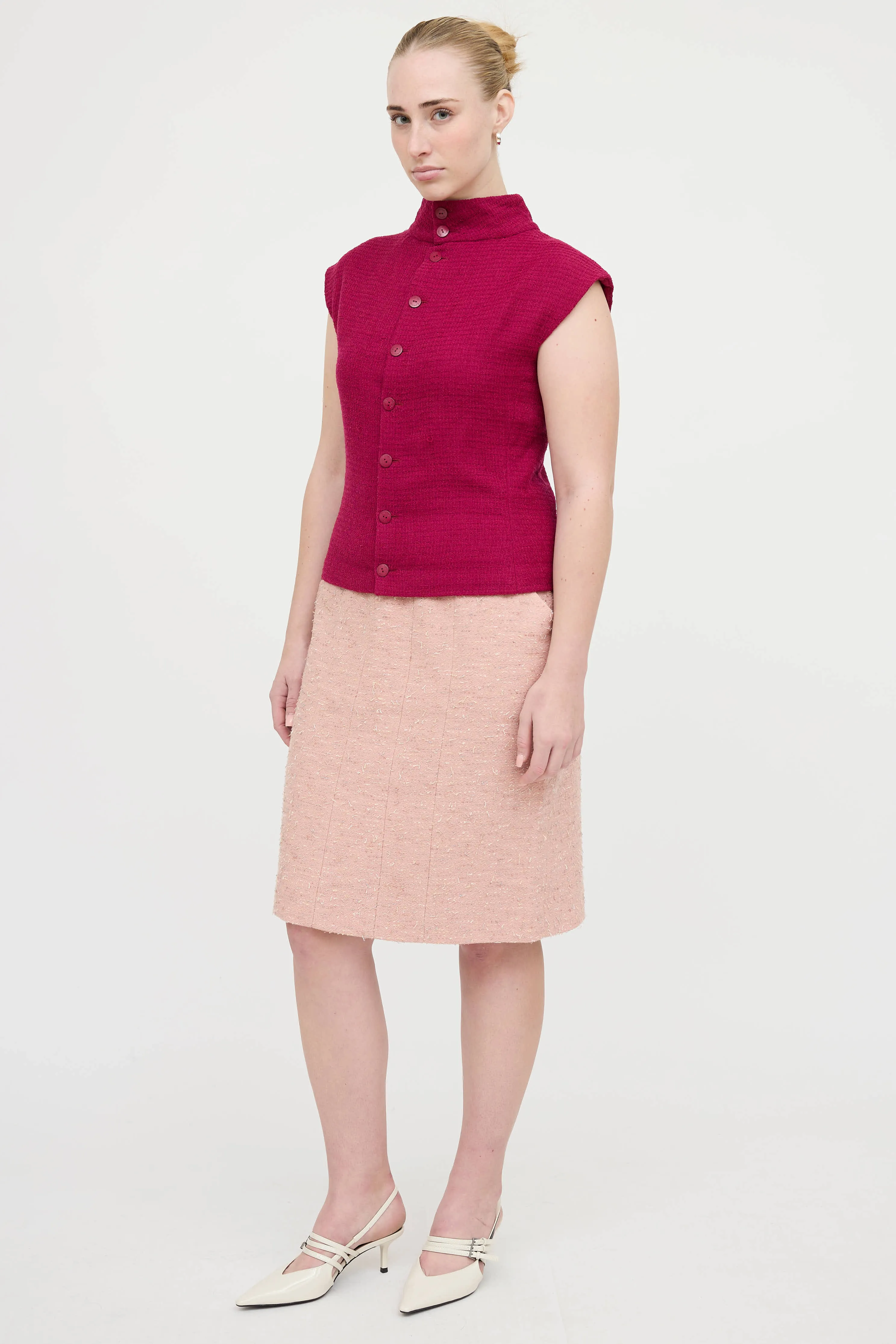 1999 Wool Blend Paneled Skirt sold by VSP Consignment product image thumbnail 5