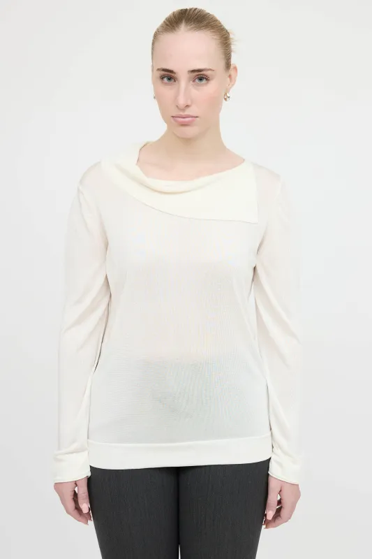 Knit Asymmetrical Top sold by VSP Consignment