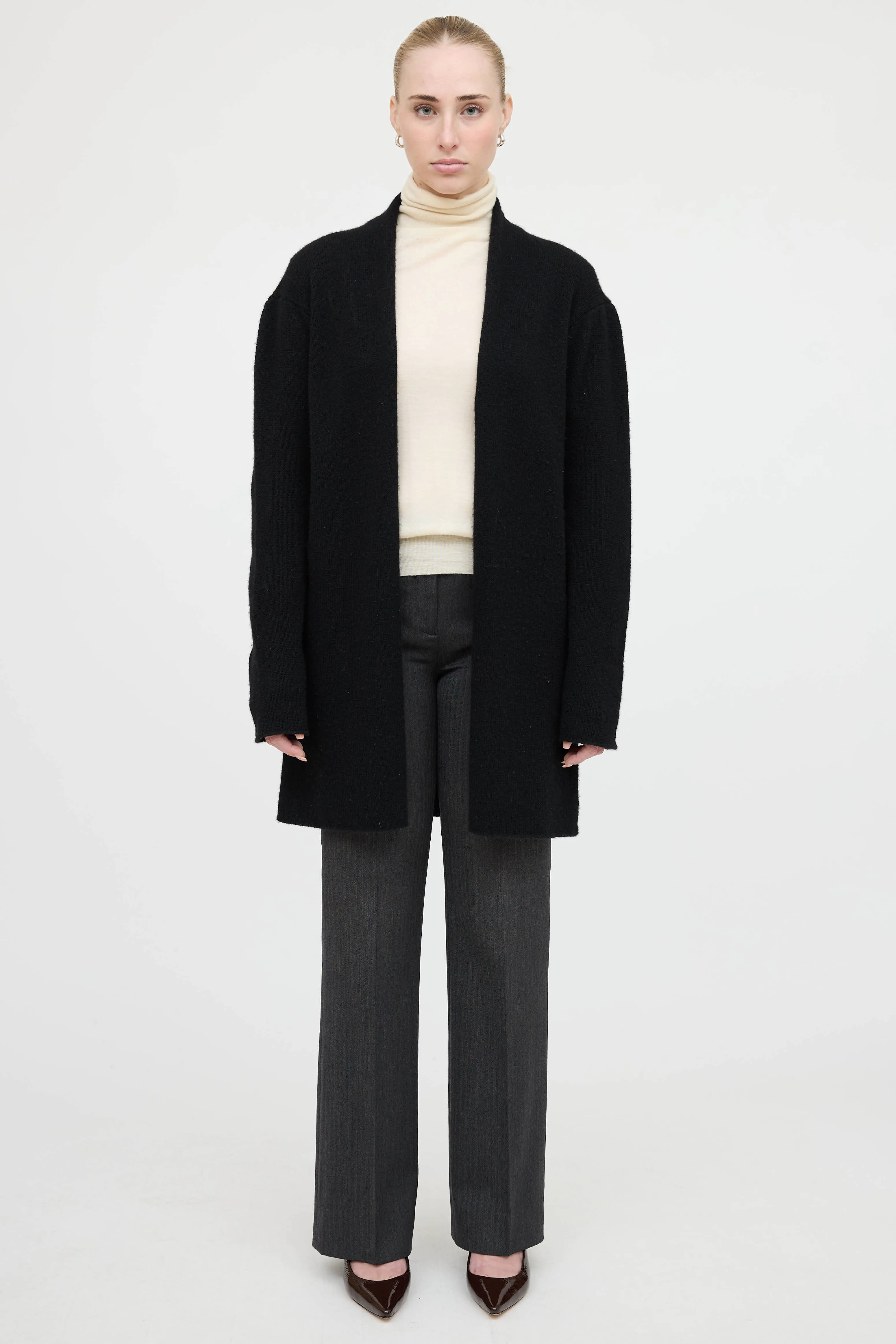 Cashmere Open Front Cardigan sold by VSP Consignment product image thumbnail 2