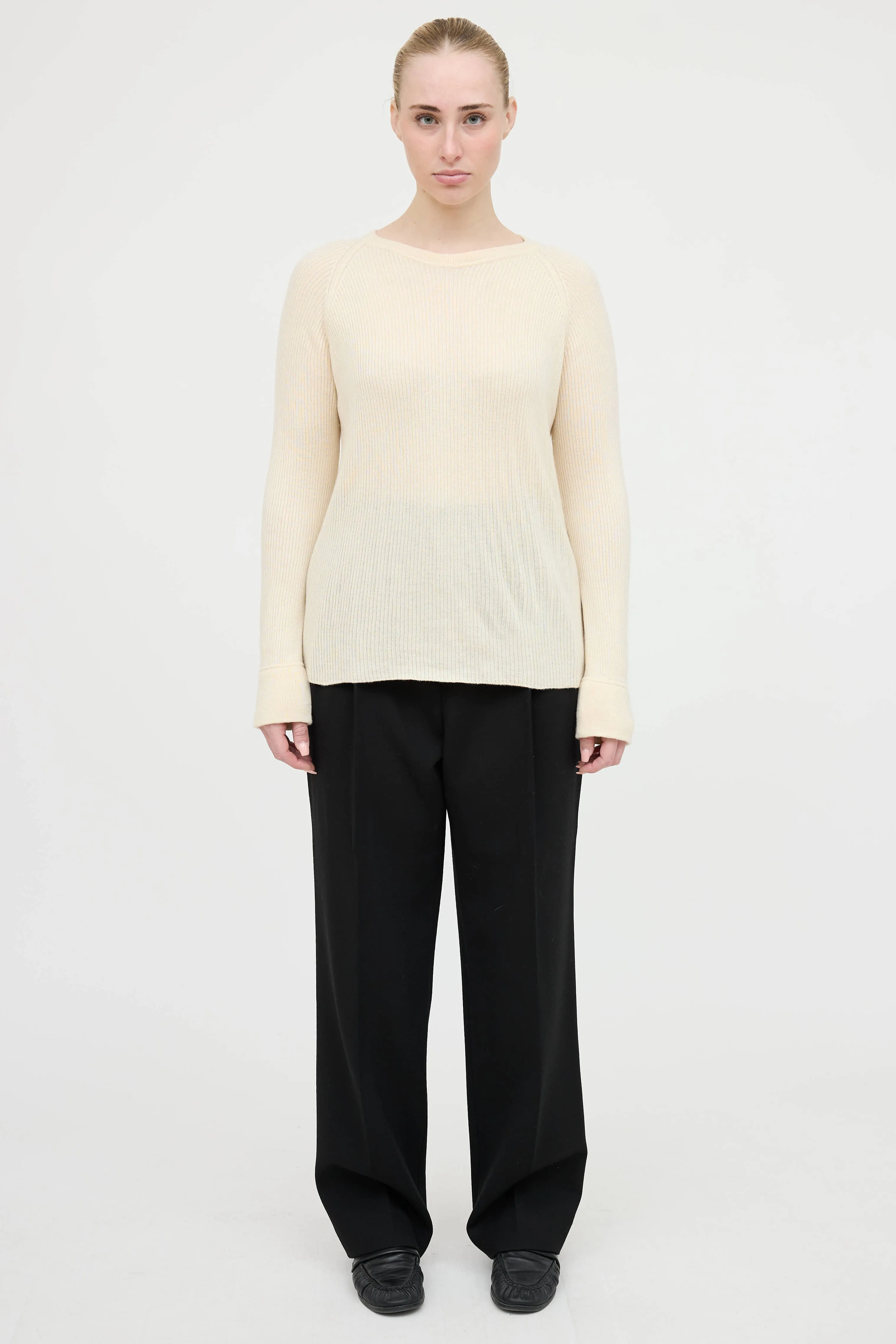 Cashmere Ribbed Top sold by VSP Consignment product image thumbnail 2