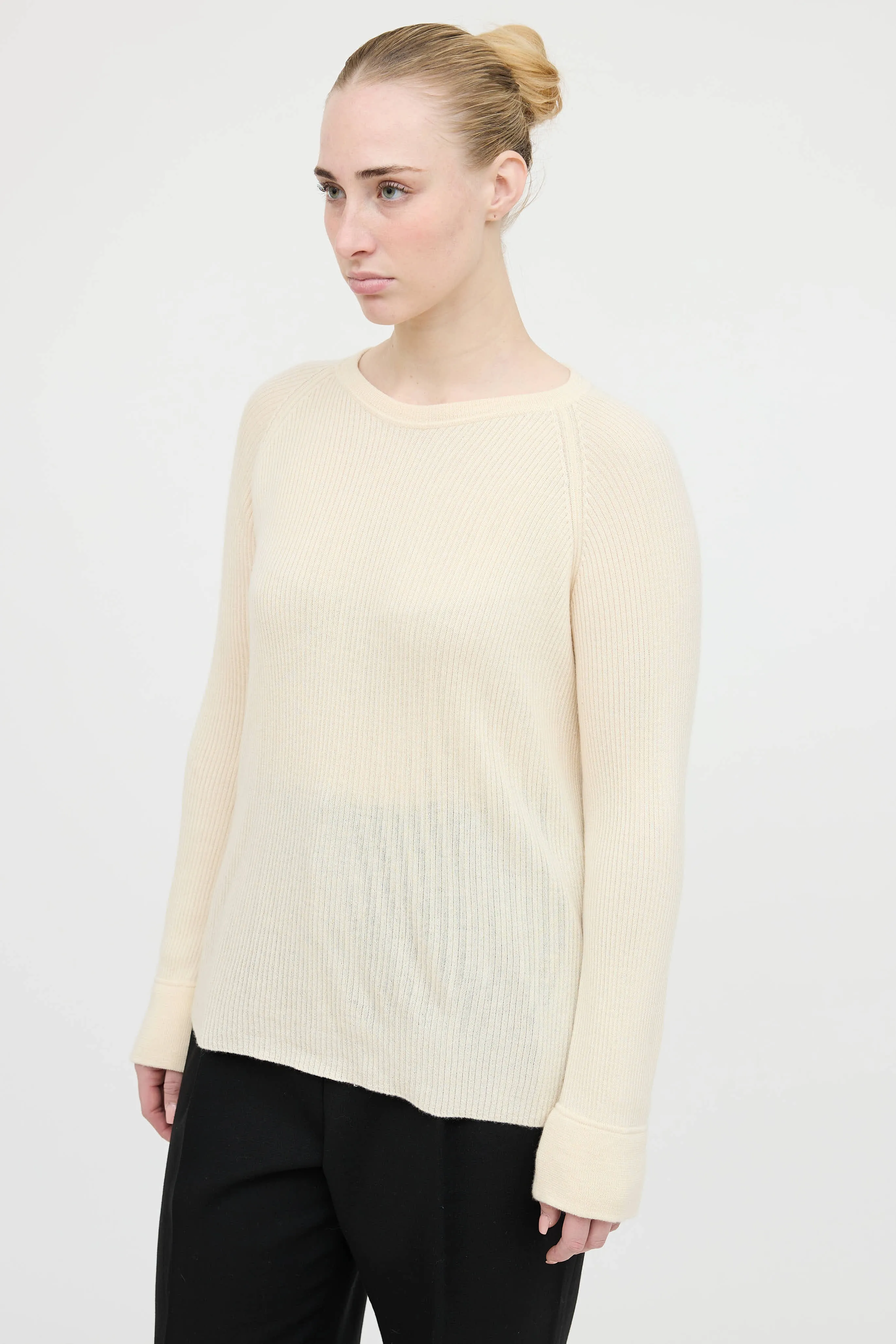 Cashmere Ribbed Top sold by VSP Consignment product image thumbnail 3
