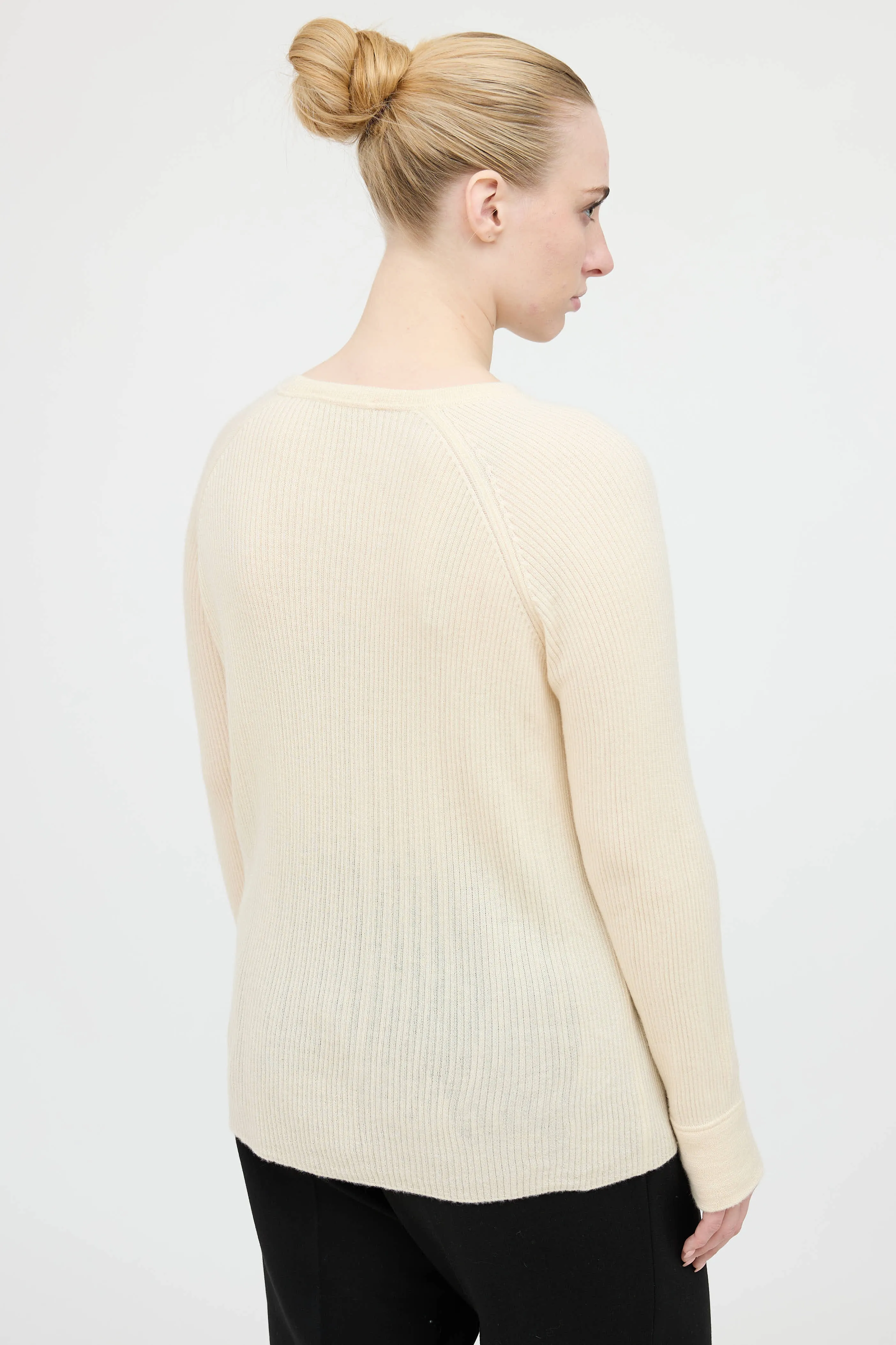 Cashmere Ribbed Top sold by VSP Consignment product image thumbnail 4