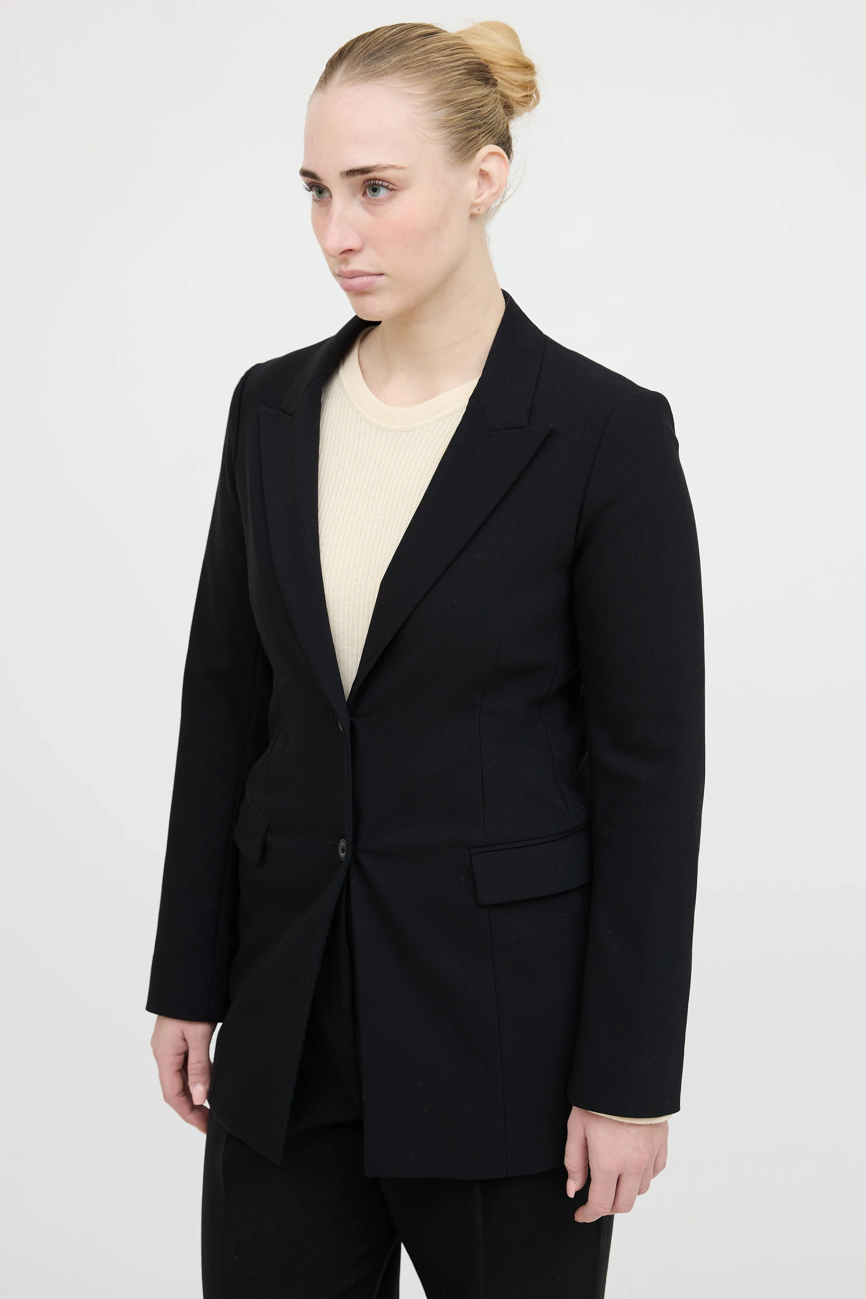 Peak Lapel Blazer sold by VSP Consignment product image thumbnail 3