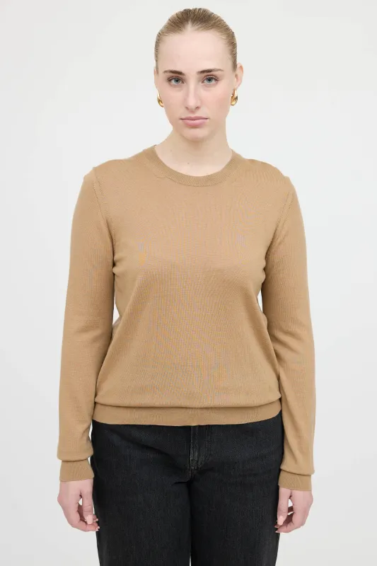 Wool Elbow Patch Sweater sold by VSP Consignment