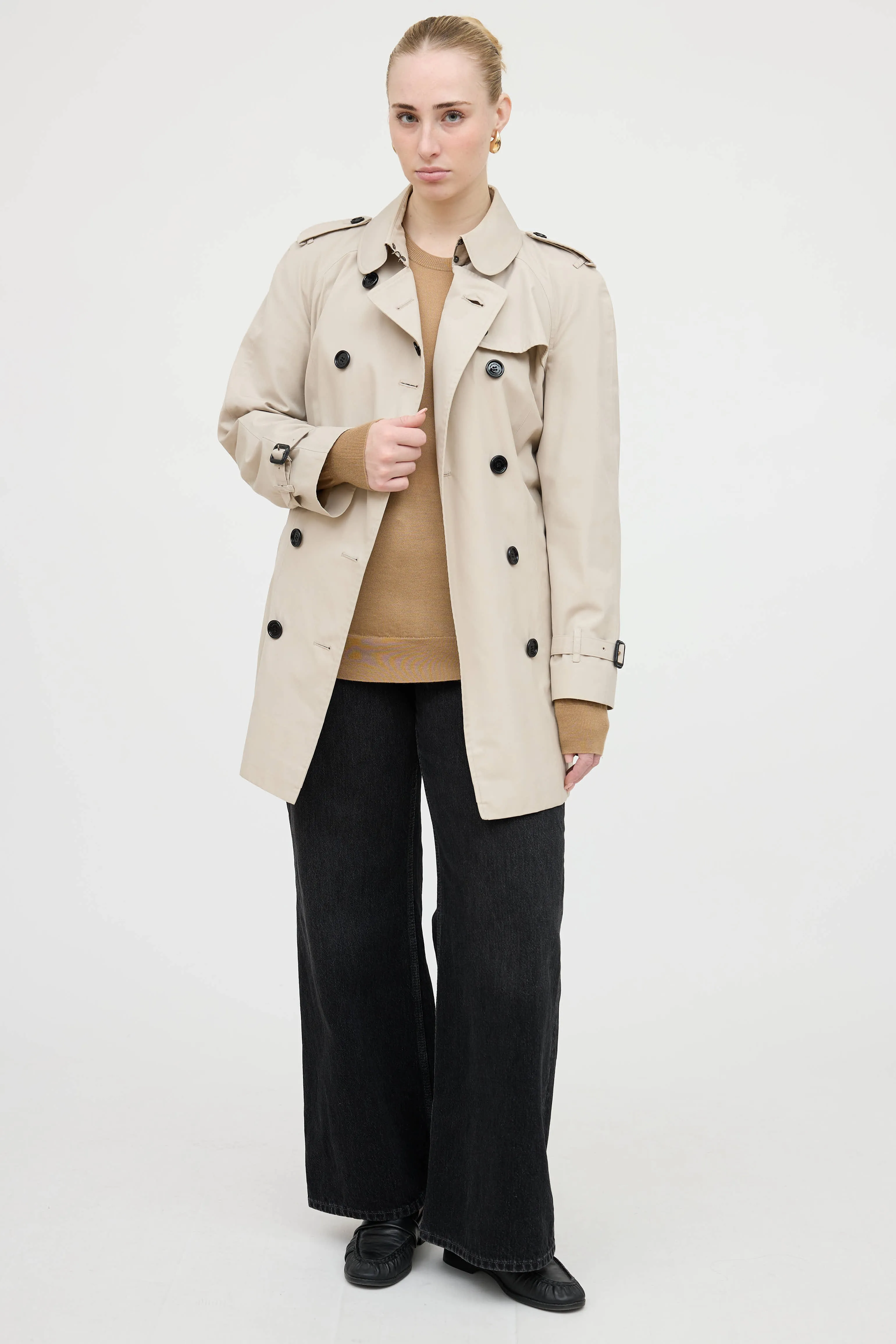 Short Trench Coat sold by VSP Consignment product image thumbnail 5