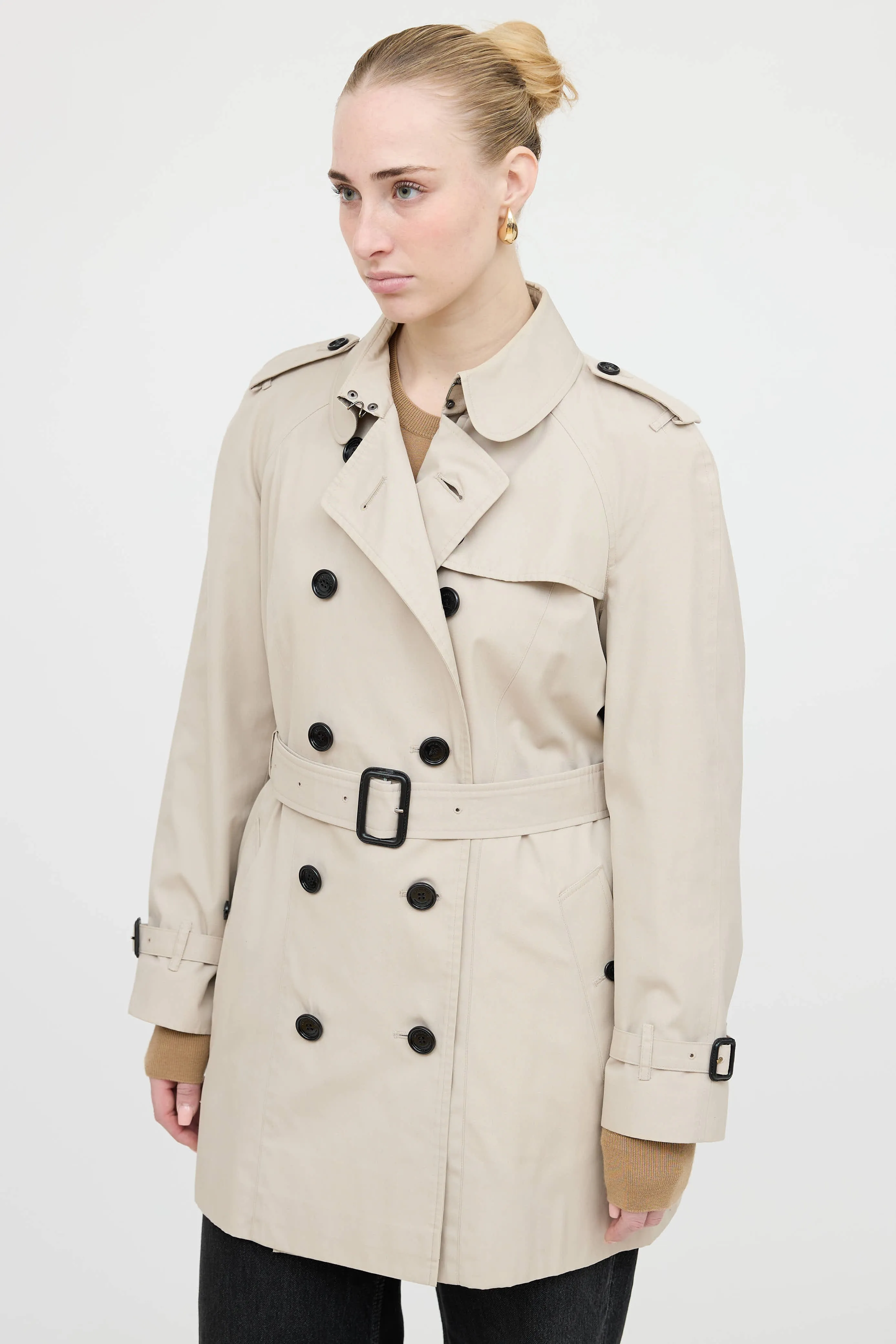 Short Trench Coat sold by VSP Consignment product image thumbnail 3