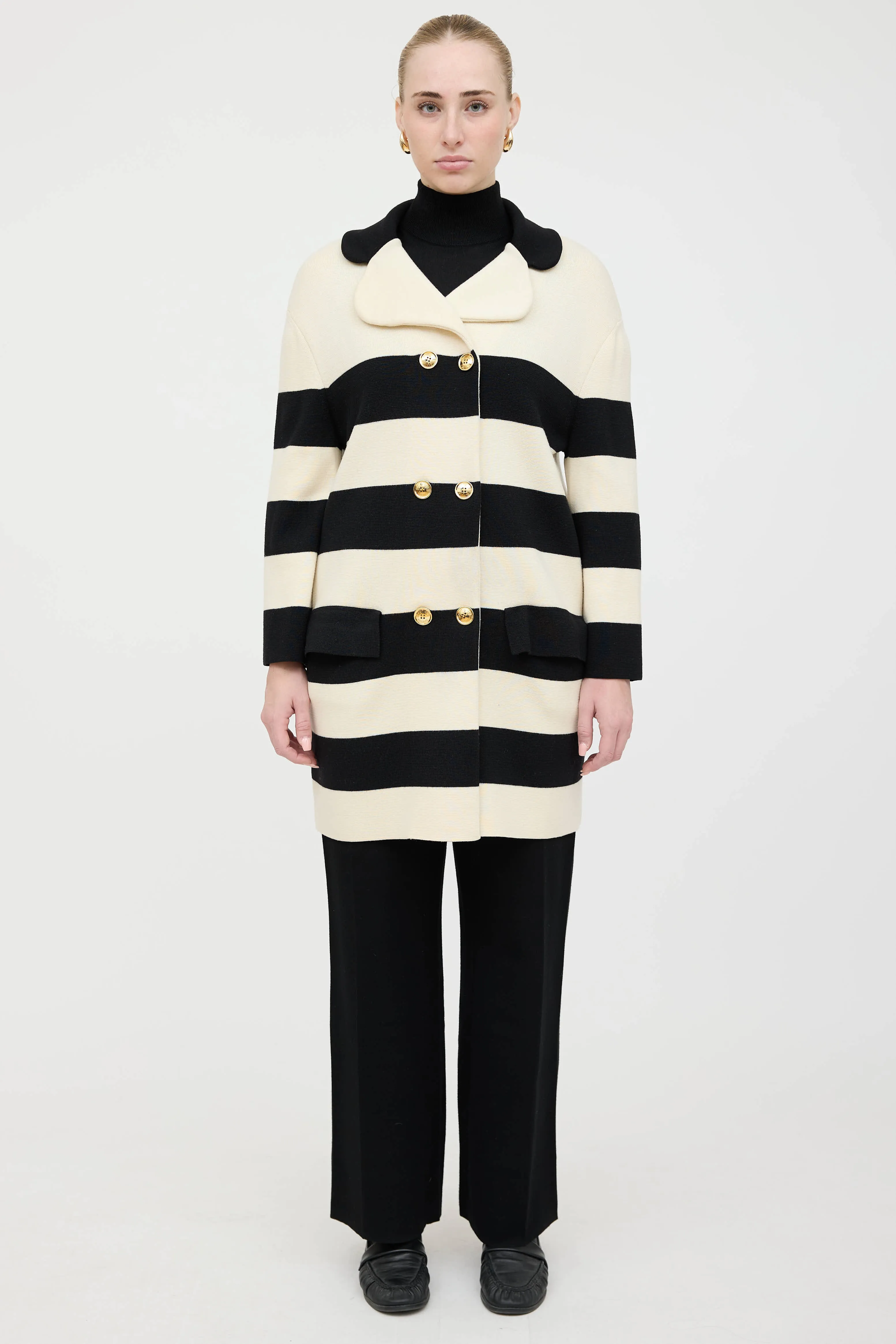 Boutique Striped Coat sold by VSP Consignment product image thumbnail 2