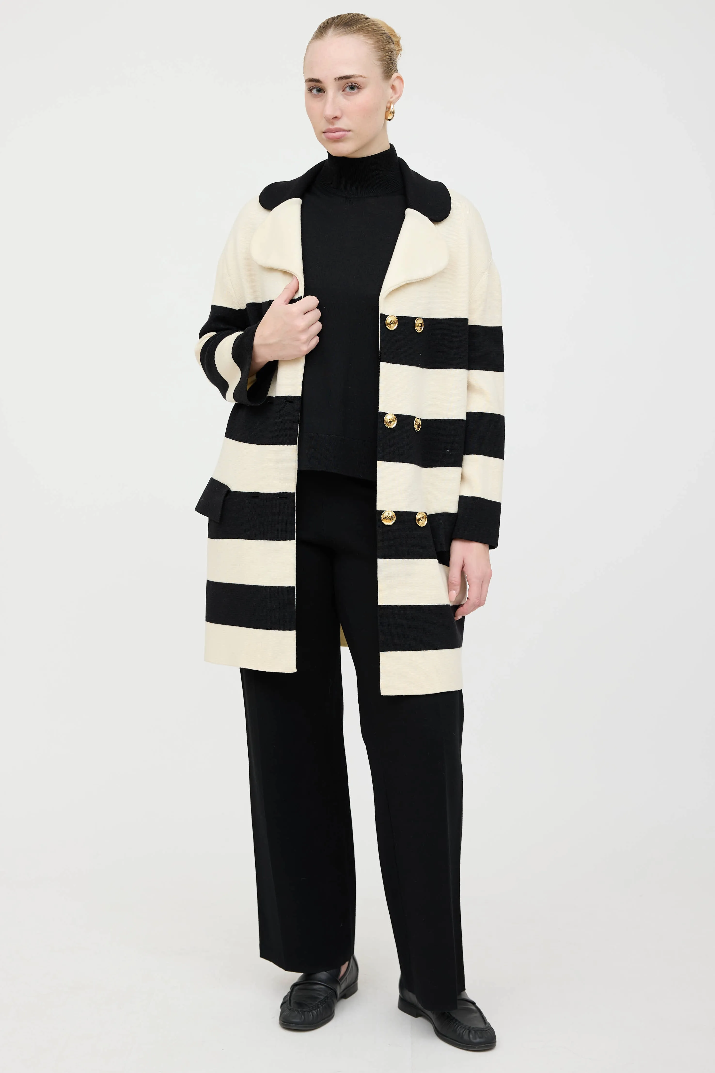 Boutique Striped Coat sold by VSP Consignment product image thumbnail 5