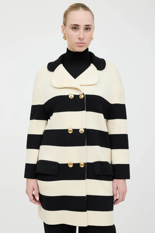 Boutique Striped Coat sold by VSP Consignment