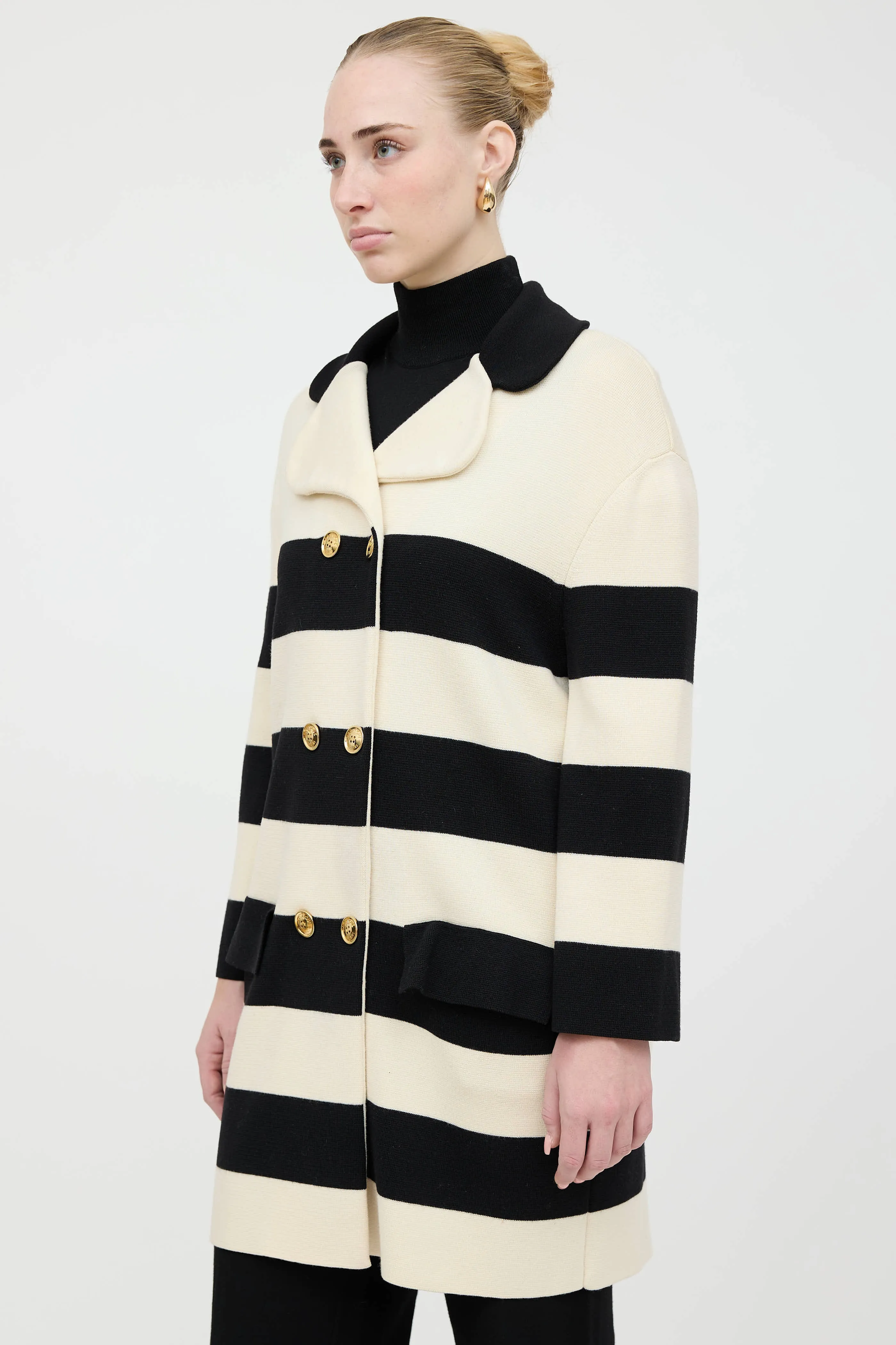 Boutique Striped Coat sold by VSP Consignment product image thumbnail 3