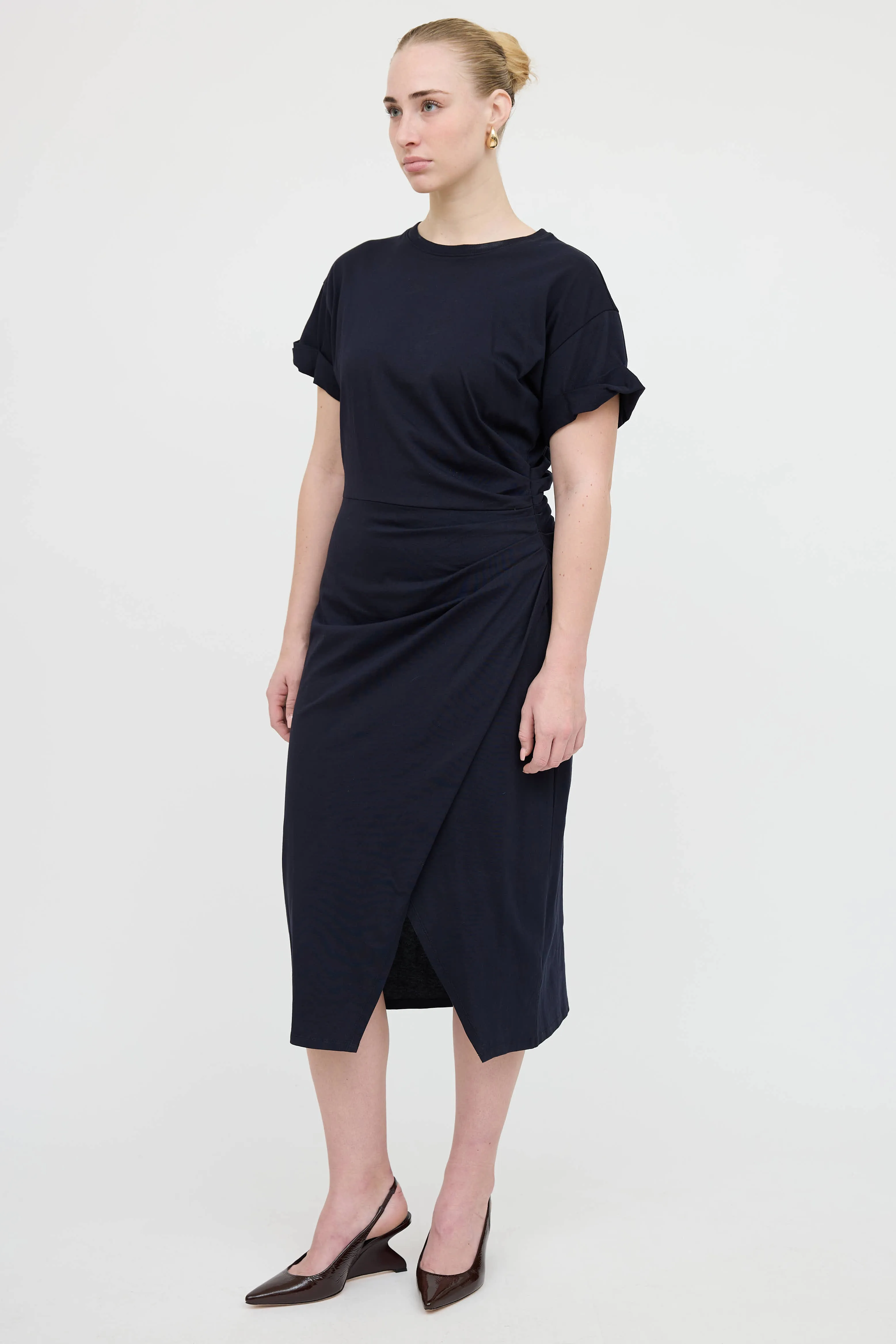 Cotton Pleated Dress sold by VSP Consignment product image thumbnail 3