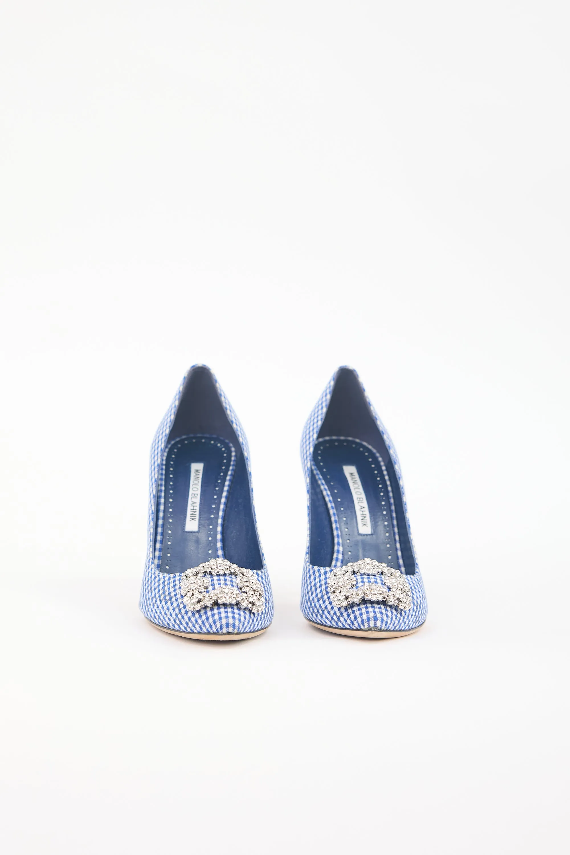 Gingham Hangisi Pump sold by VSP Consignment product image thumbnail 3