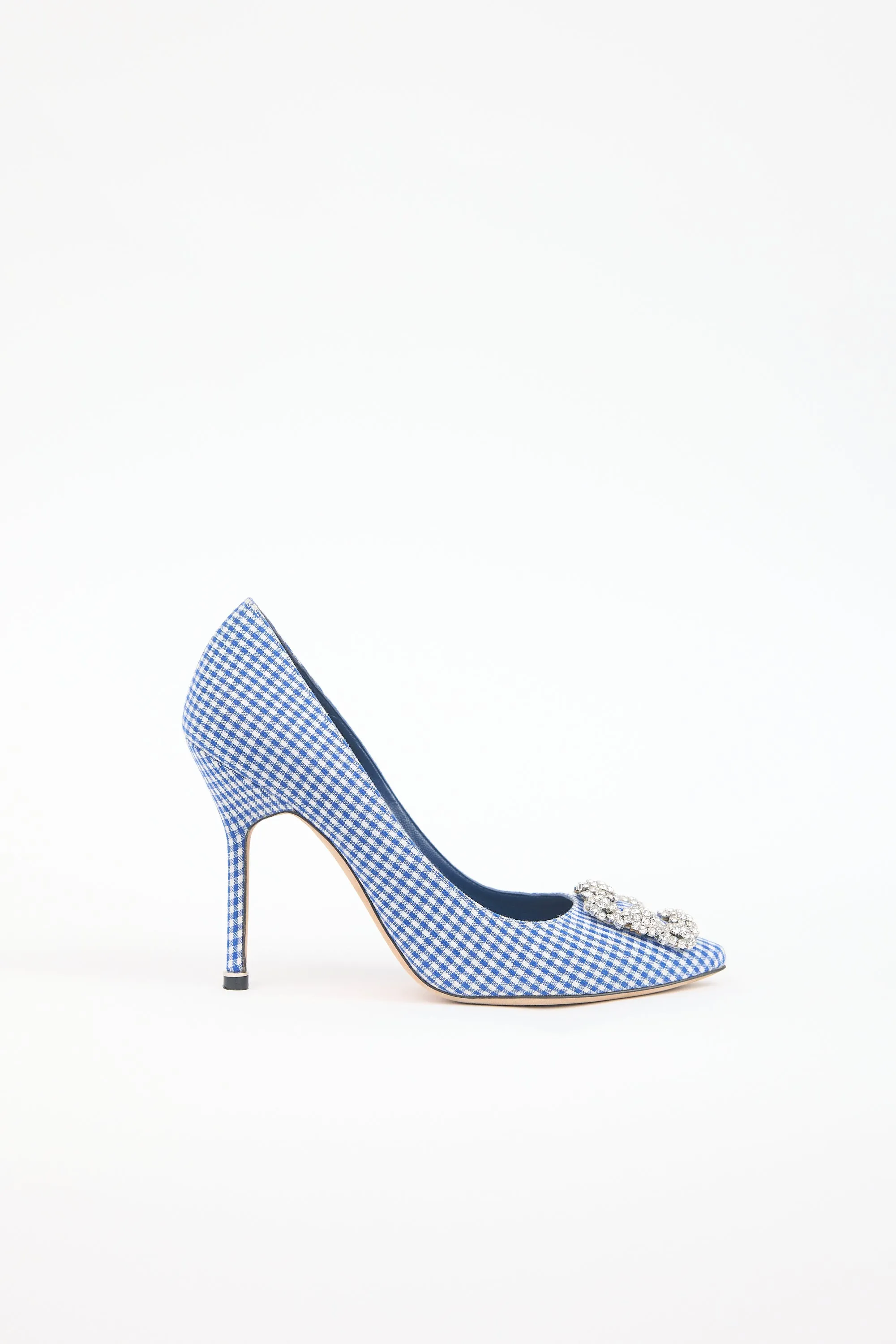 Gingham Hangisi Pump sold by VSP Consignment