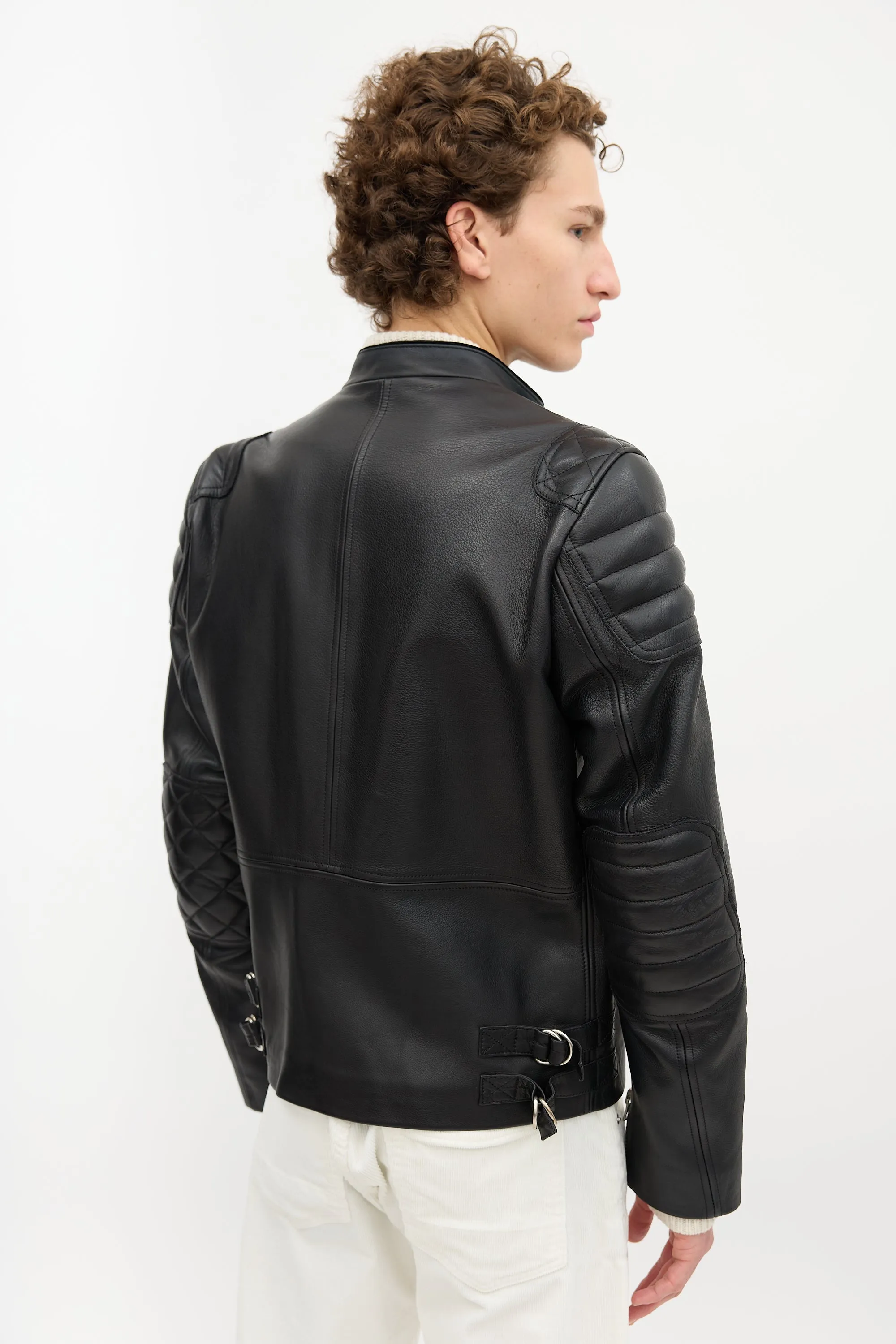 Leather Oliver Jacket sold by VSP Consignment product image thumbnail 4
