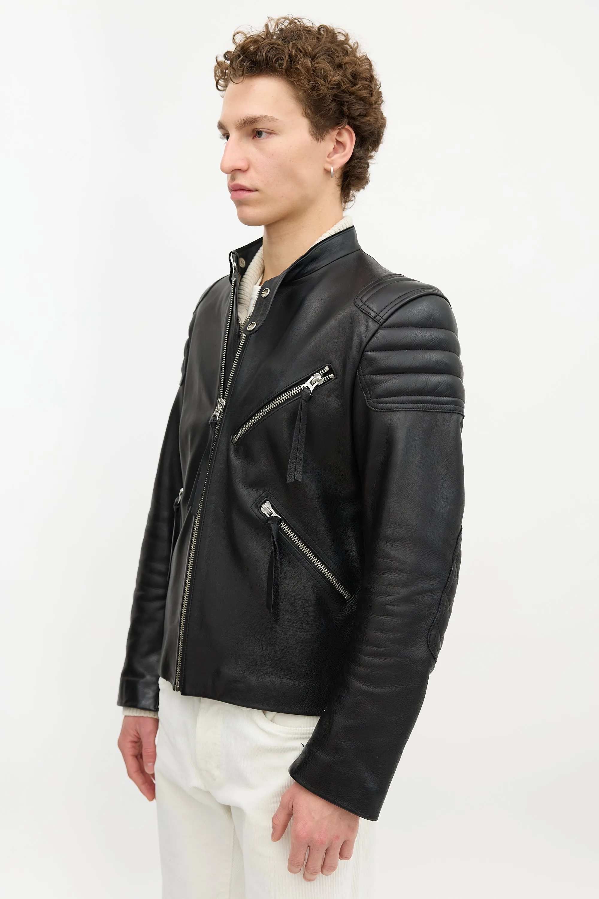 Leather Oliver Jacket sold by VSP Consignment product image thumbnail 3