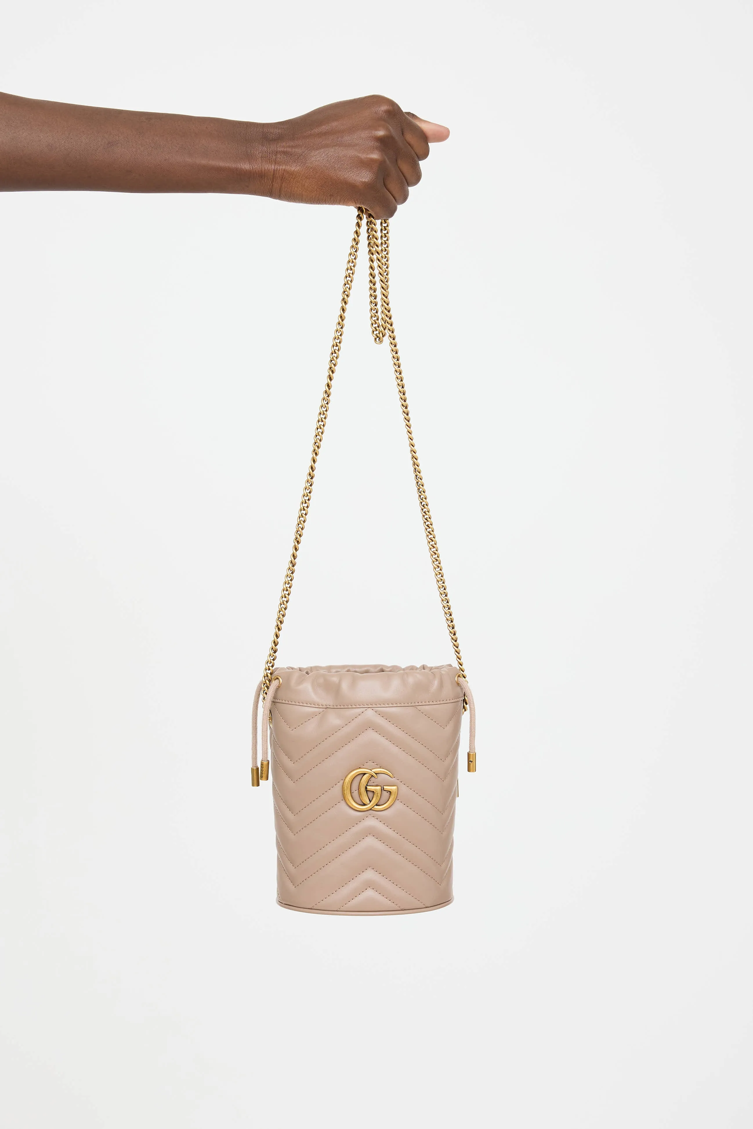 GG Marmont Chain Bucket Bag sold by VSP Consignment