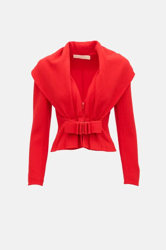 Wool Crepe Jacket made by Valentino