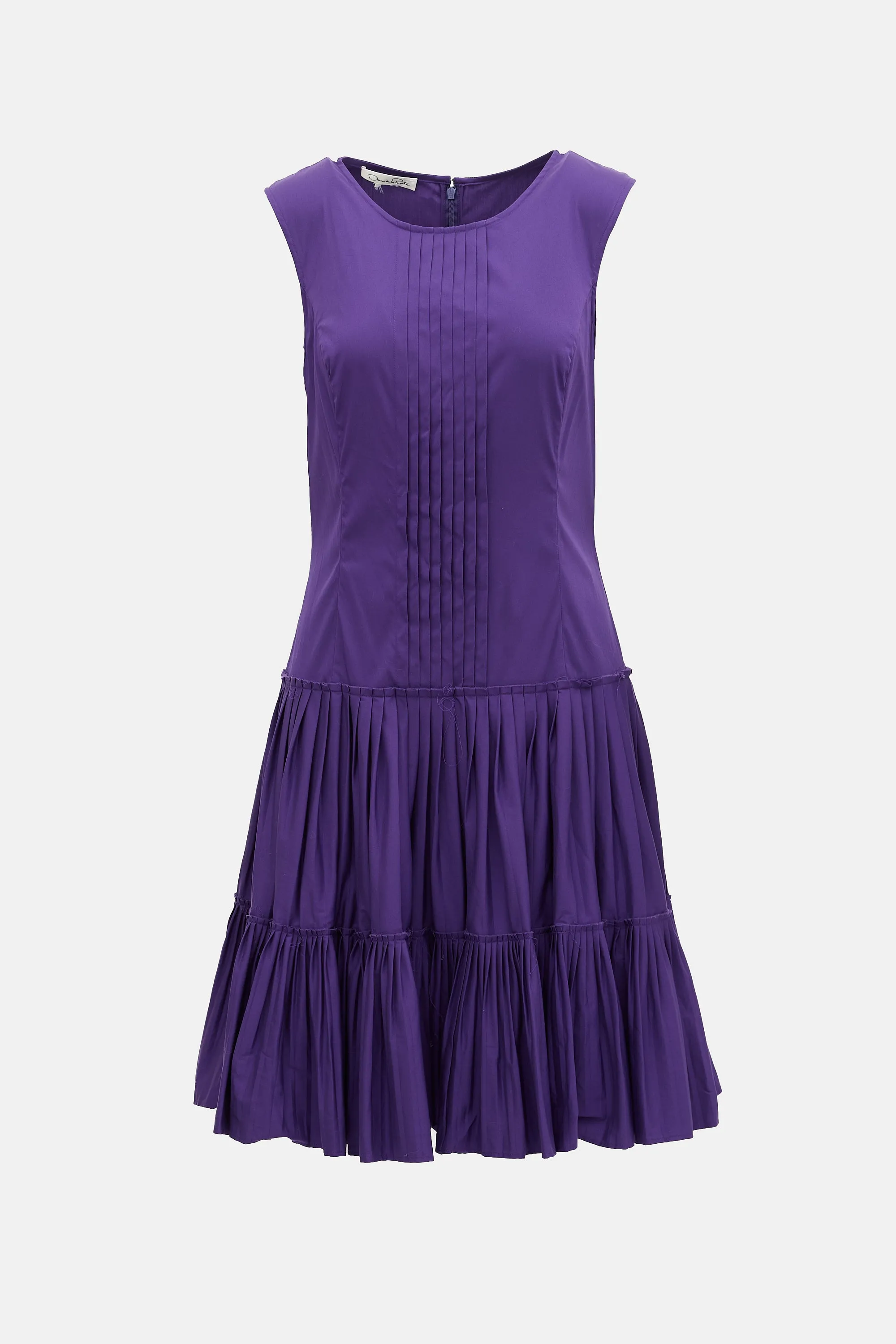 Pleated Sleeveless Dress sold by VSP Consignment